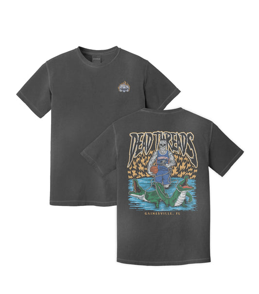 GAINESVILLE BASKETBALL - “3 SKULL” PREMIUM T - SHIRT – T-Shirt – Dead Threads Apparel