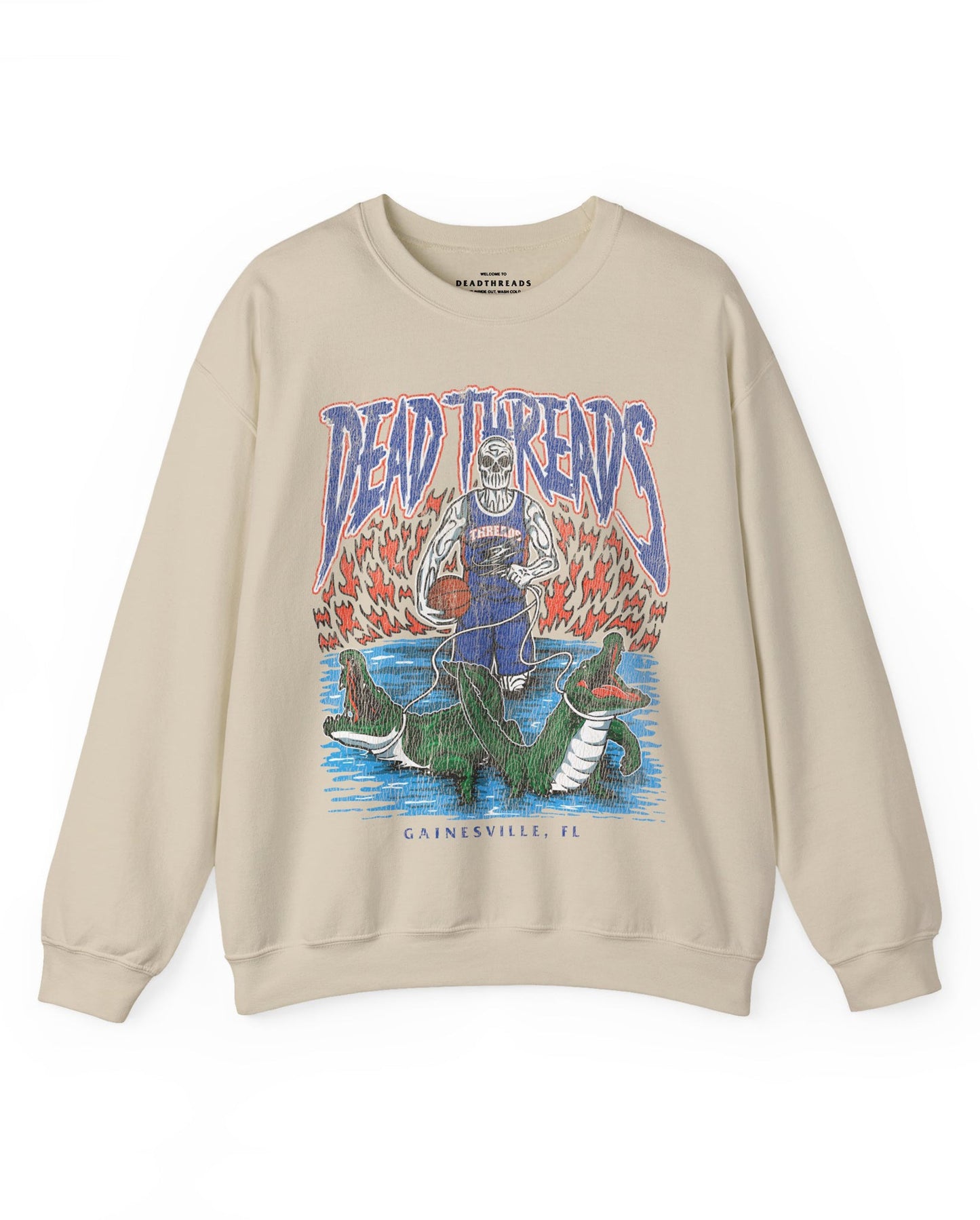 GAINESVILLE BASKETBALL - CREWNECK SWEATSHIRT – Sweatshirt – Dead Threads Apparel