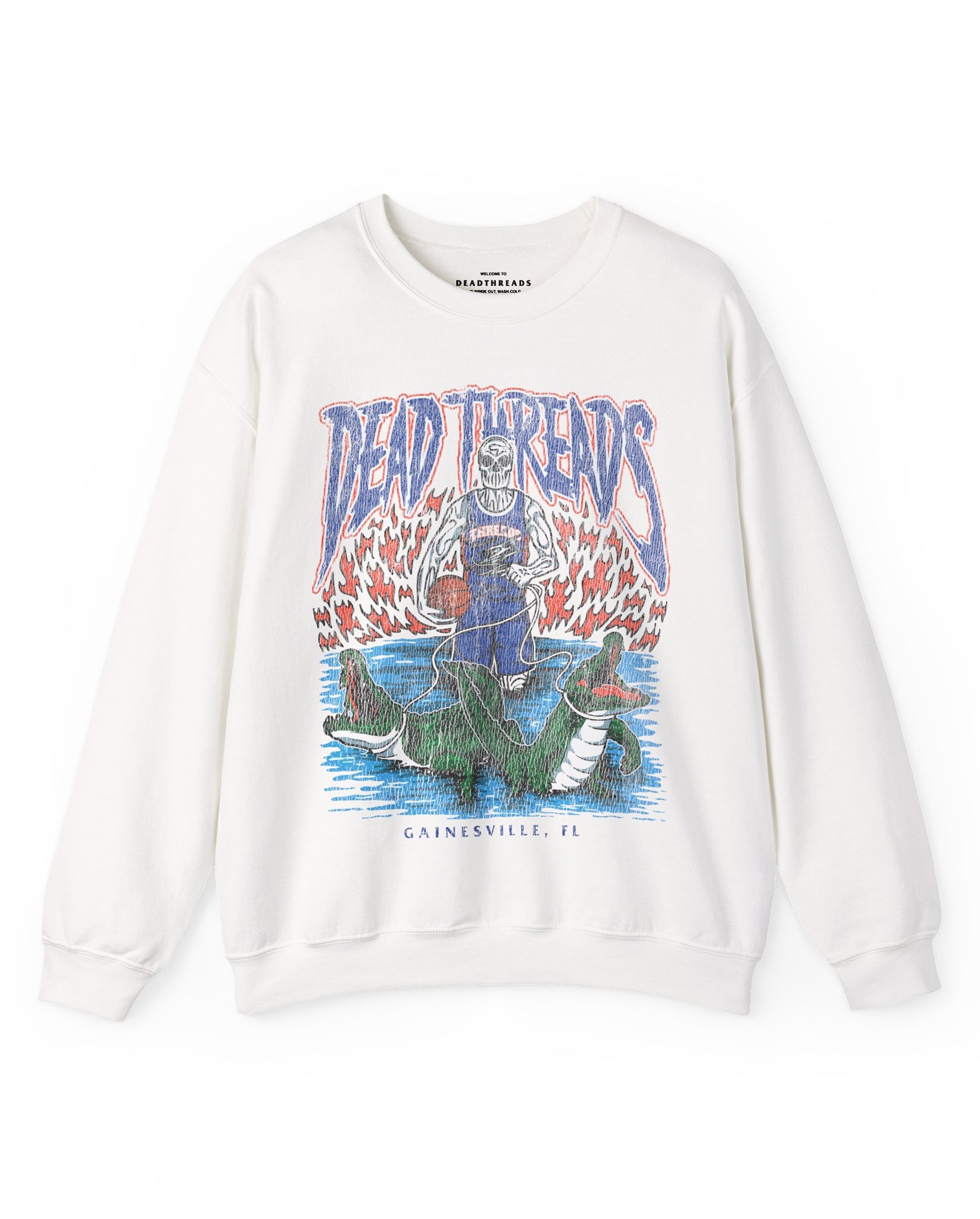 GAINESVILLE BASKETBALL - CREWNECK SWEATSHIRT – Sweatshirt – Dead Threads Apparel