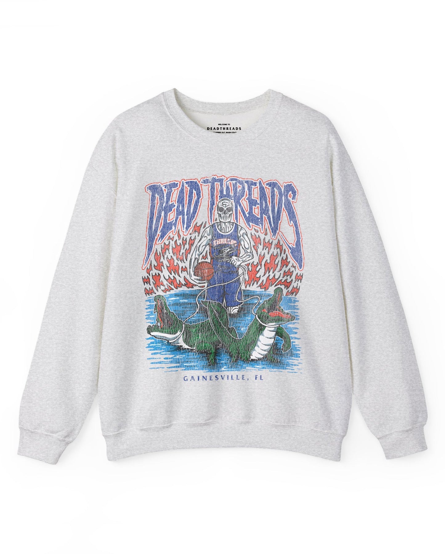 GAINESVILLE BASKETBALL - CREWNECK SWEATSHIRT – Sweatshirt – Dead Threads Apparel