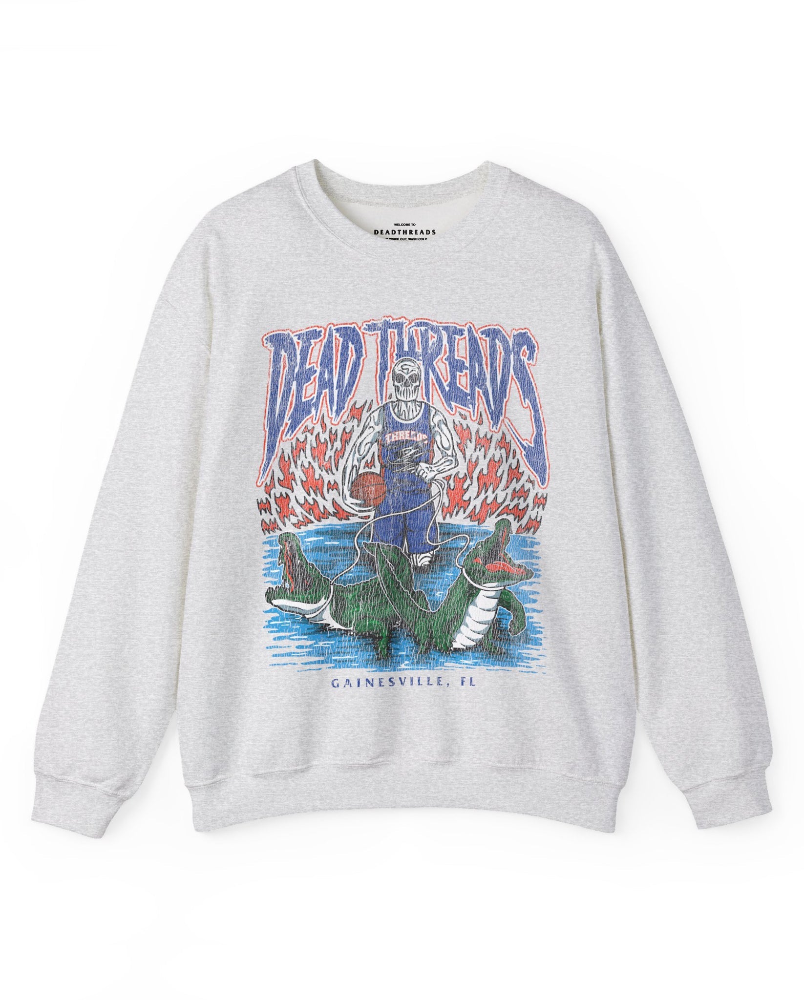 GAINESVILLE BASKETBALL - CREWNECK SWEATSHIRT – Sweatshirt – Dead Threads Apparel