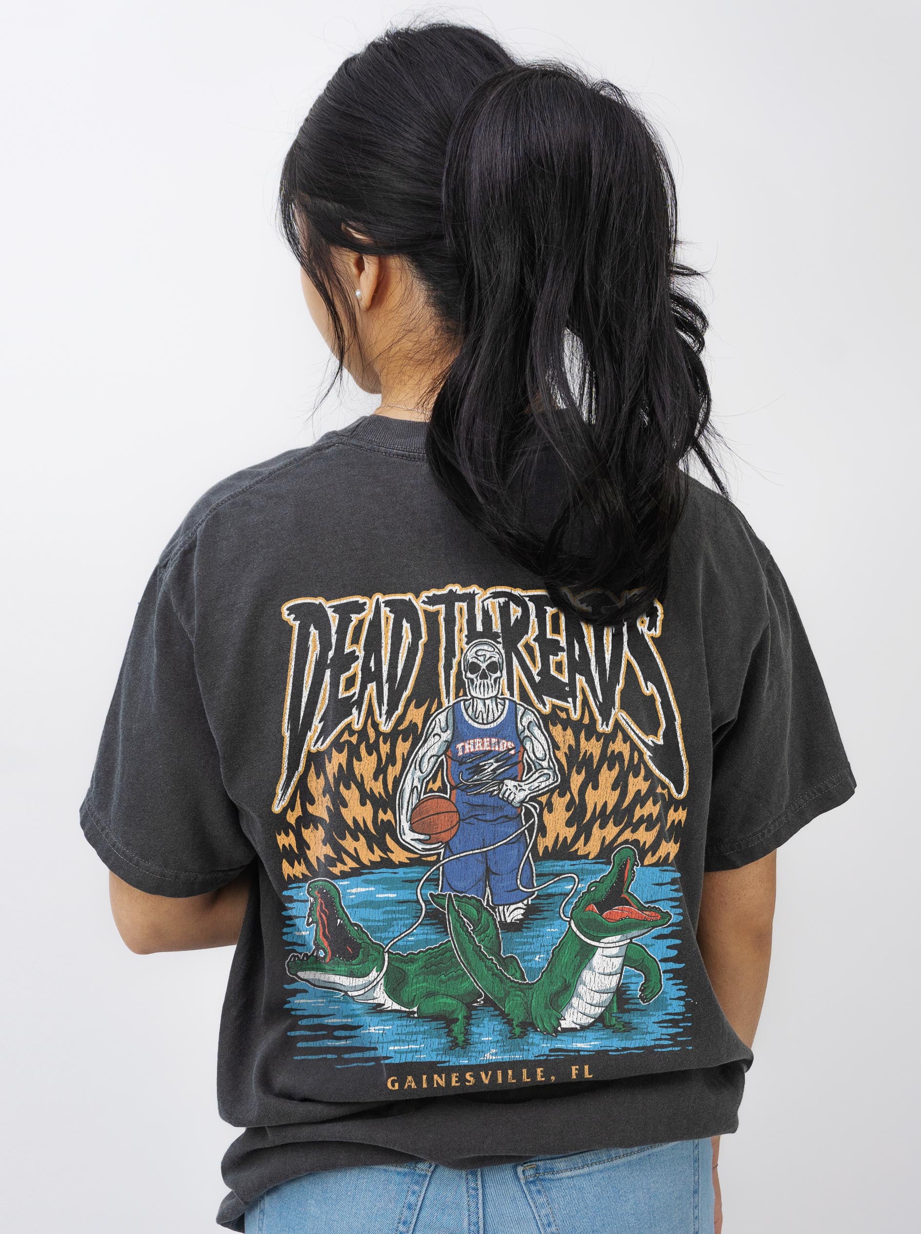 GAINESVILLE BASKETBALL - “DT ESSENTIAL" PREMIUM T - SHIRT – T-Shirt – Dead Threads Apparel
