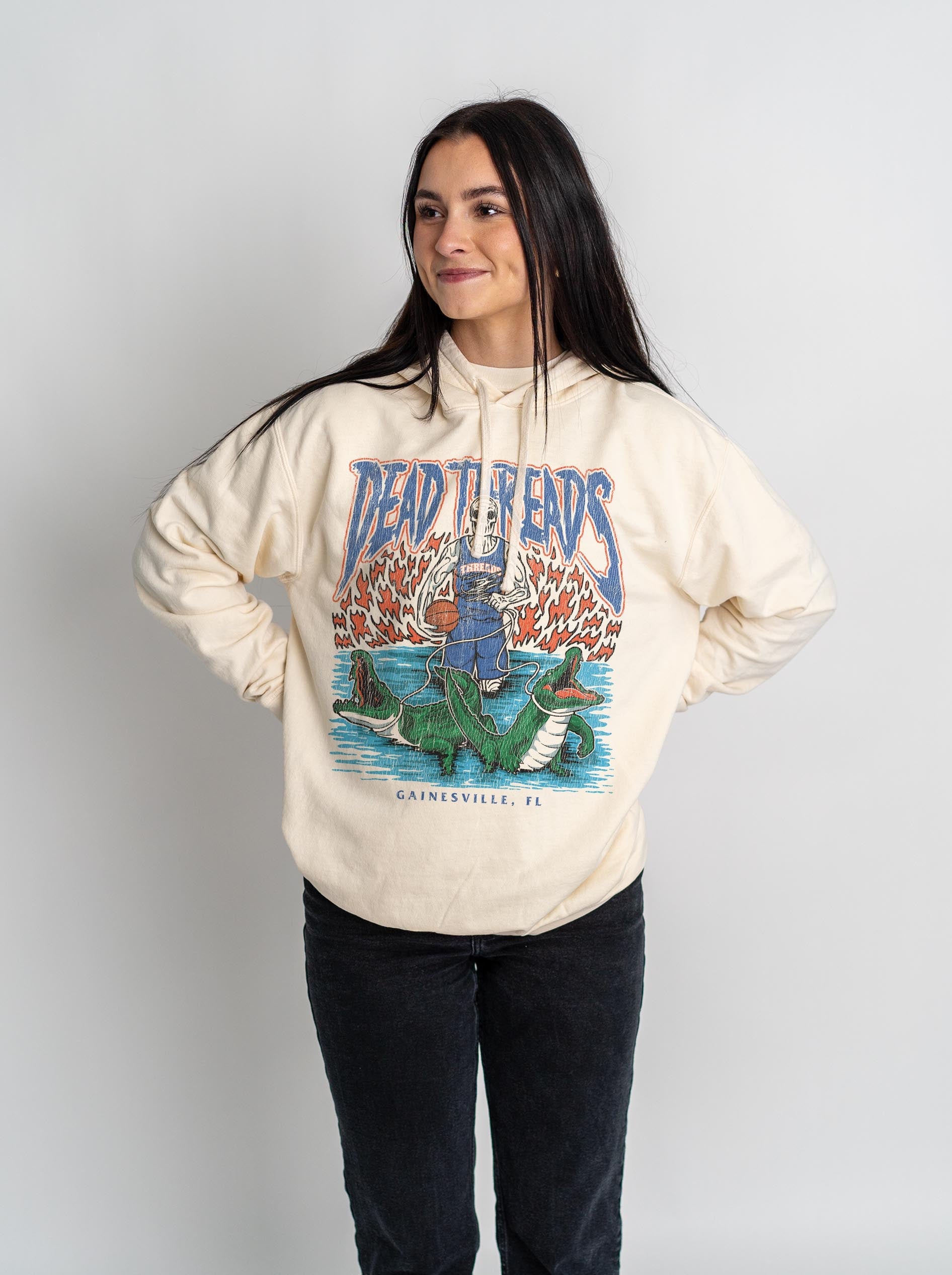 GAINESVILLE BASKETBALL - LIGHTWEIGHT HOODIE – Lightweight – Dead Threads Apparel