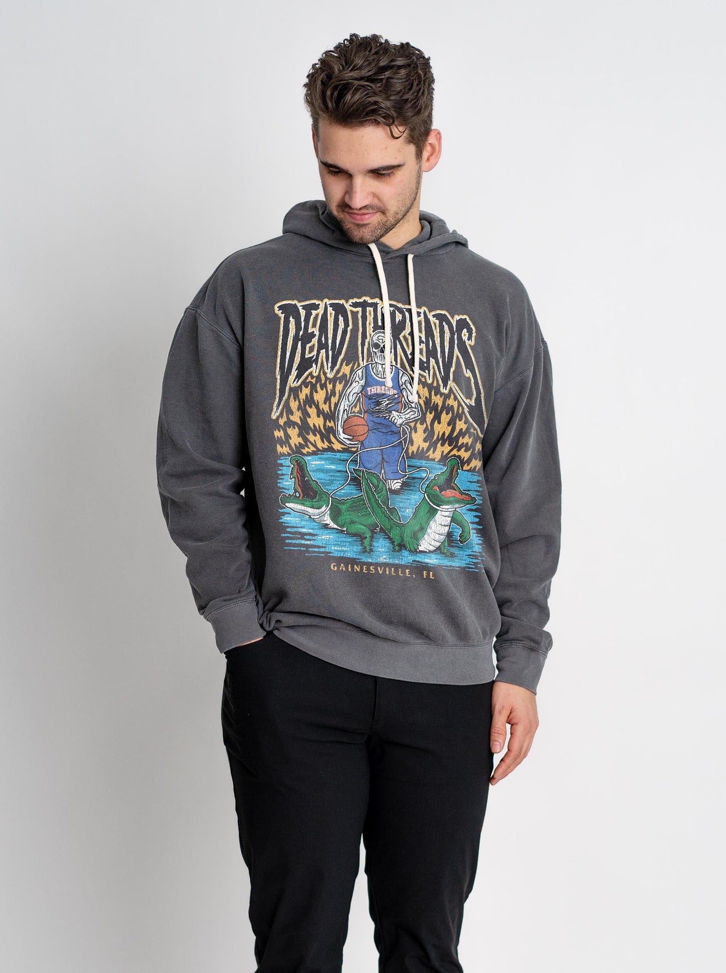 GAINESVILLE BASKETBALL - LIGHTWEIGHT HOODIE – Lightweight – Dead Threads Apparel