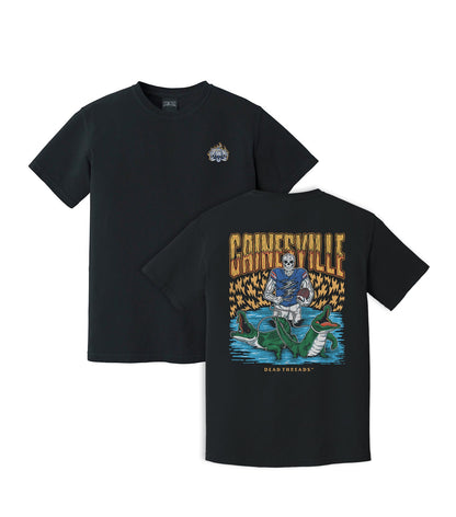 GAINESVILLE FOOTBALL - “3 SKULL” PREMIUM T - SHIRT – T-Shirt – Dead Threads Apparel