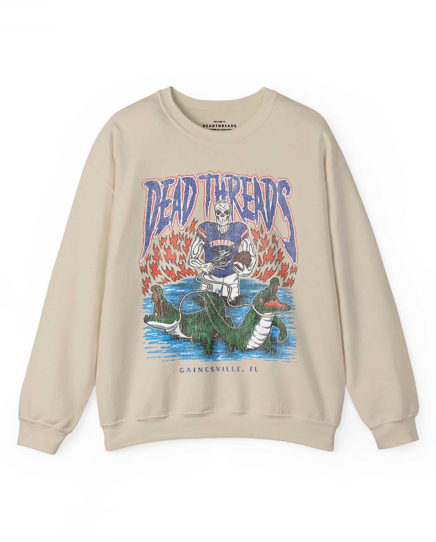 GAINESVILLE FOOTBALL - CREWNECK SWEATSHIRT – Sweatshirt – Dead Threads Apparel