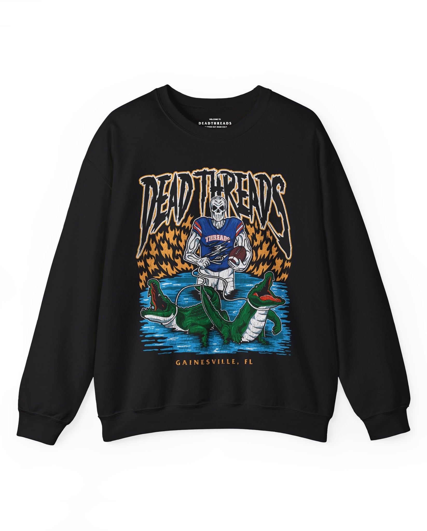 GAINESVILLE FOOTBALL - CREWNECK SWEATSHIRT – Sweatshirt – Dead Threads Apparel