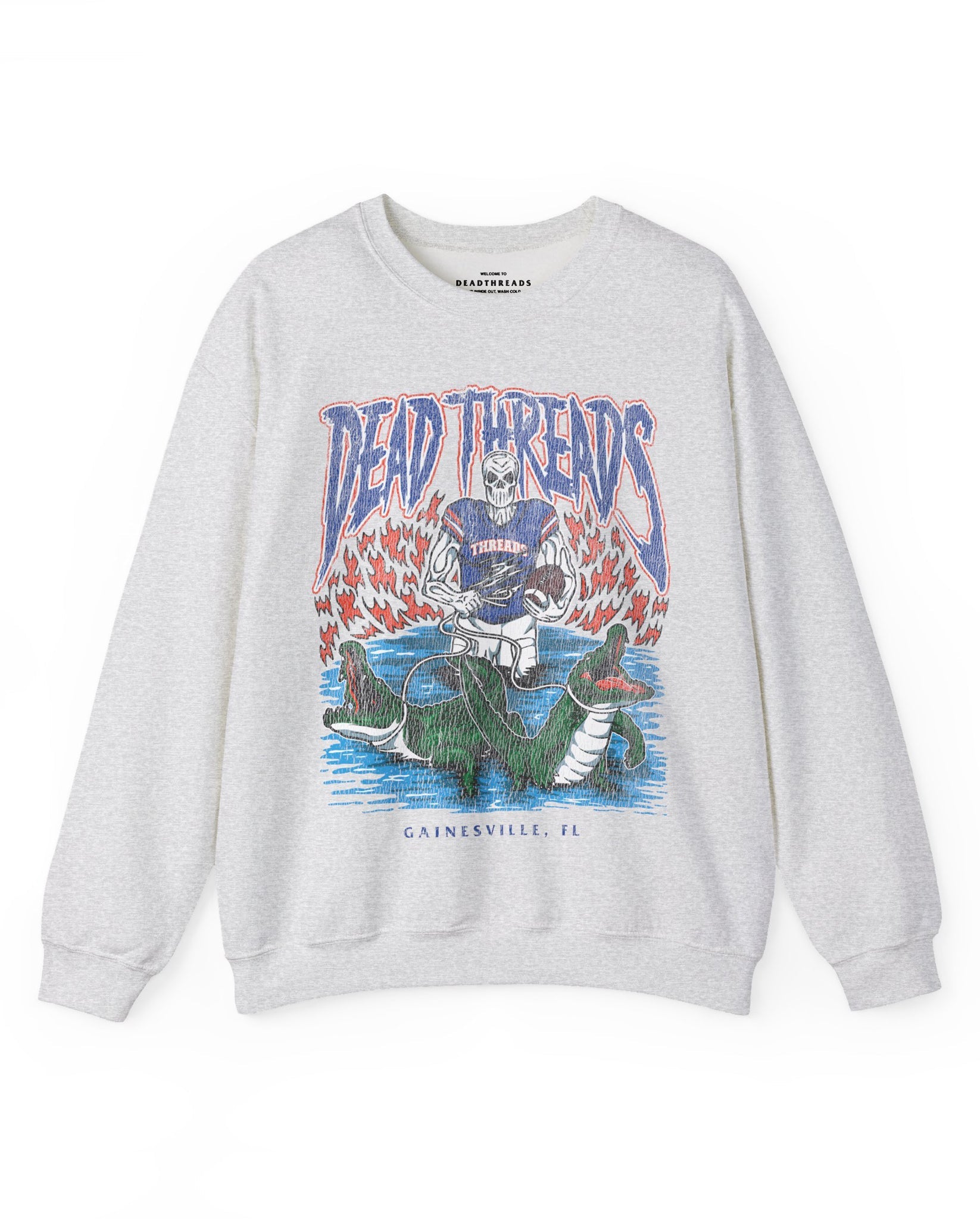 GAINESVILLE FOOTBALL - CREWNECK SWEATSHIRT – Sweatshirt – Dead Threads Apparel