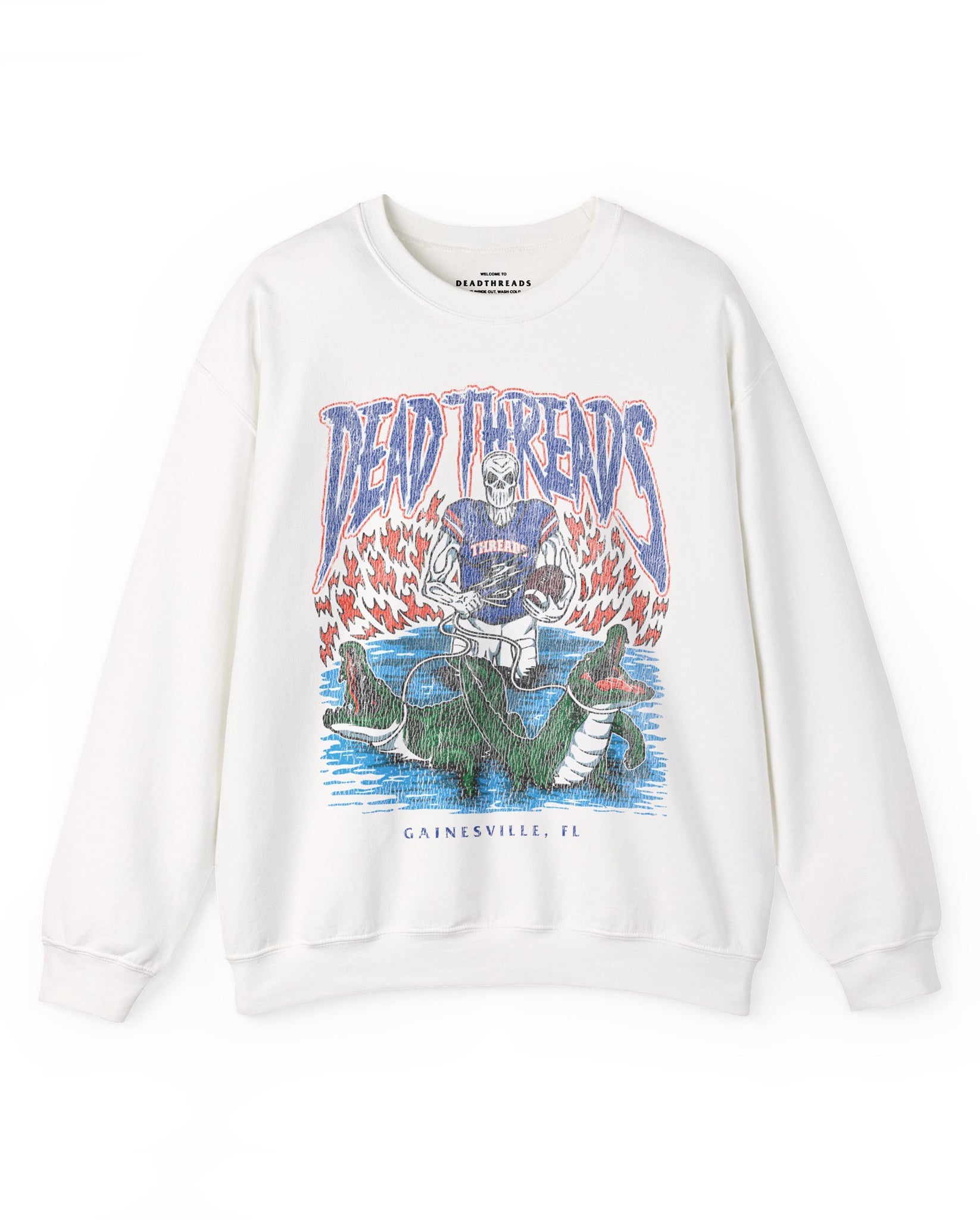 GAINESVILLE FOOTBALL - CREWNECK SWEATSHIRT – Sweatshirt – Dead Threads Apparel