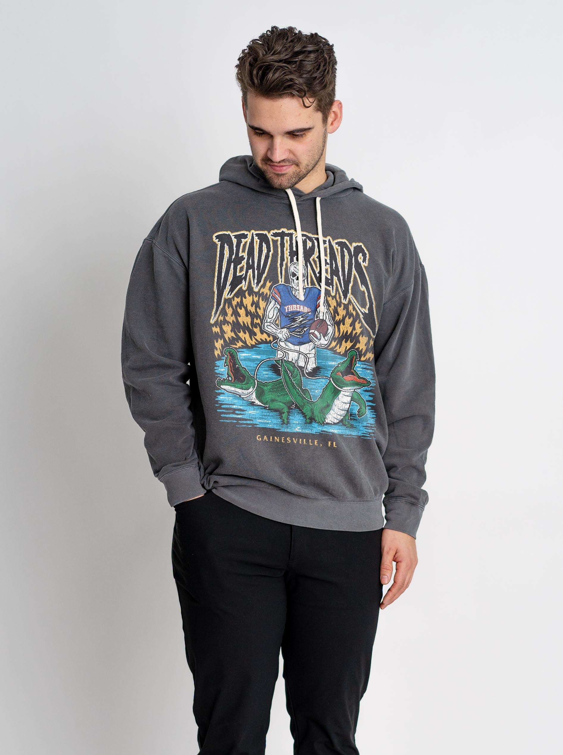 GAINESVILLE FOOTBALL - LIGHTWEIGHT HOODIE – Lightweight – Dead Threads Apparel