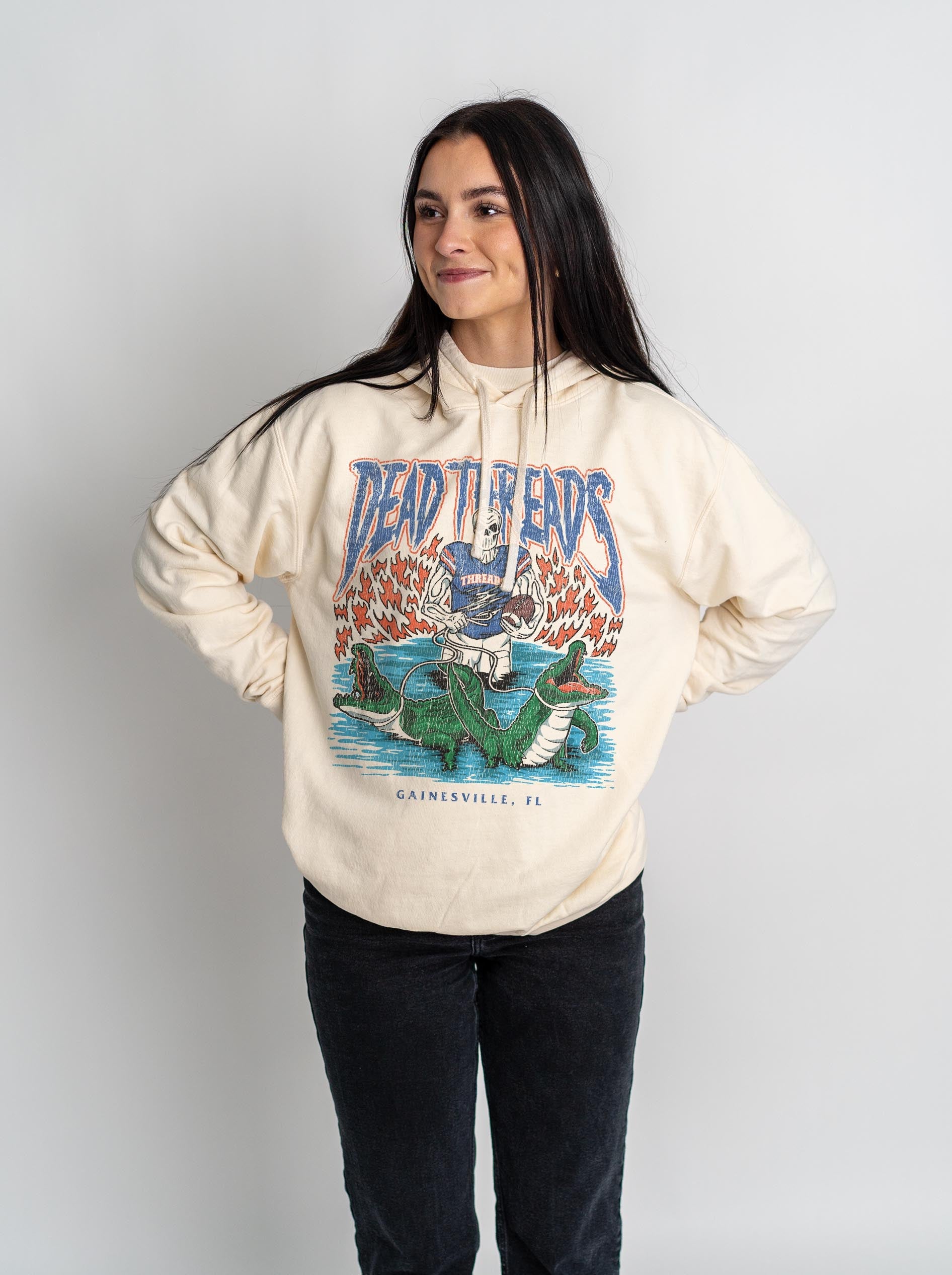 GAINESVILLE FOOTBALL - LIGHTWEIGHT HOODIE – Lightweight – Dead Threads Apparel