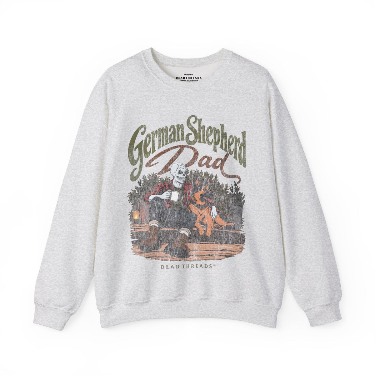 GERMAN SHEPHERD DAD - CREWNECK SWEATSHIRT – Sweatshirt – Dead Threads Apparel