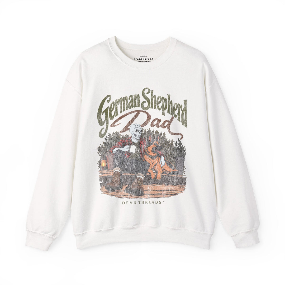 GERMAN SHEPHERD DAD - CREWNECK SWEATSHIRT – Sweatshirt – Dead Threads Apparel