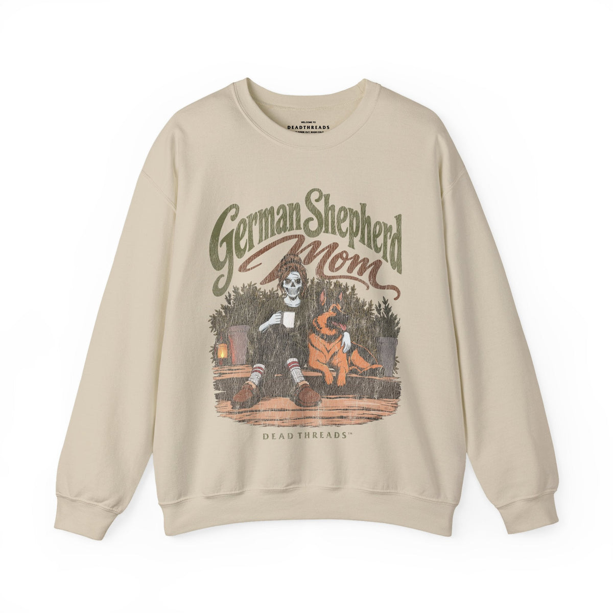 GERMAN SHEPHERD MOM - CREWNECK SWEATSHIRT – Sweatshirt – Dead Threads Apparel
