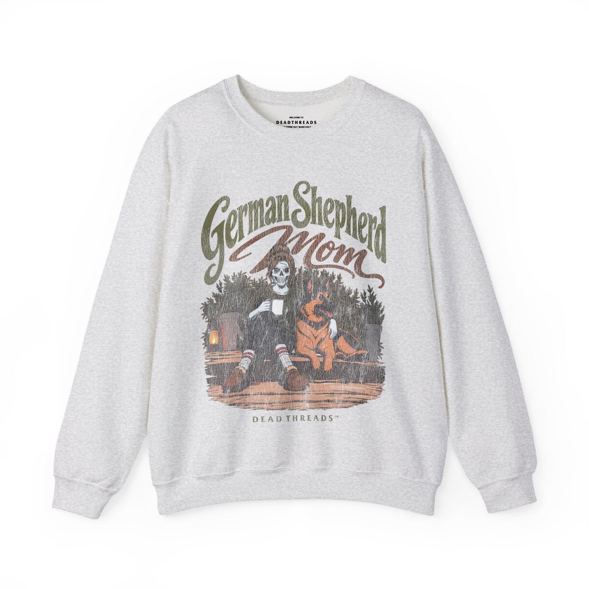 GERMAN SHEPHERD MOM - CREWNECK SWEATSHIRT – Sweatshirt – Dead Threads Apparel