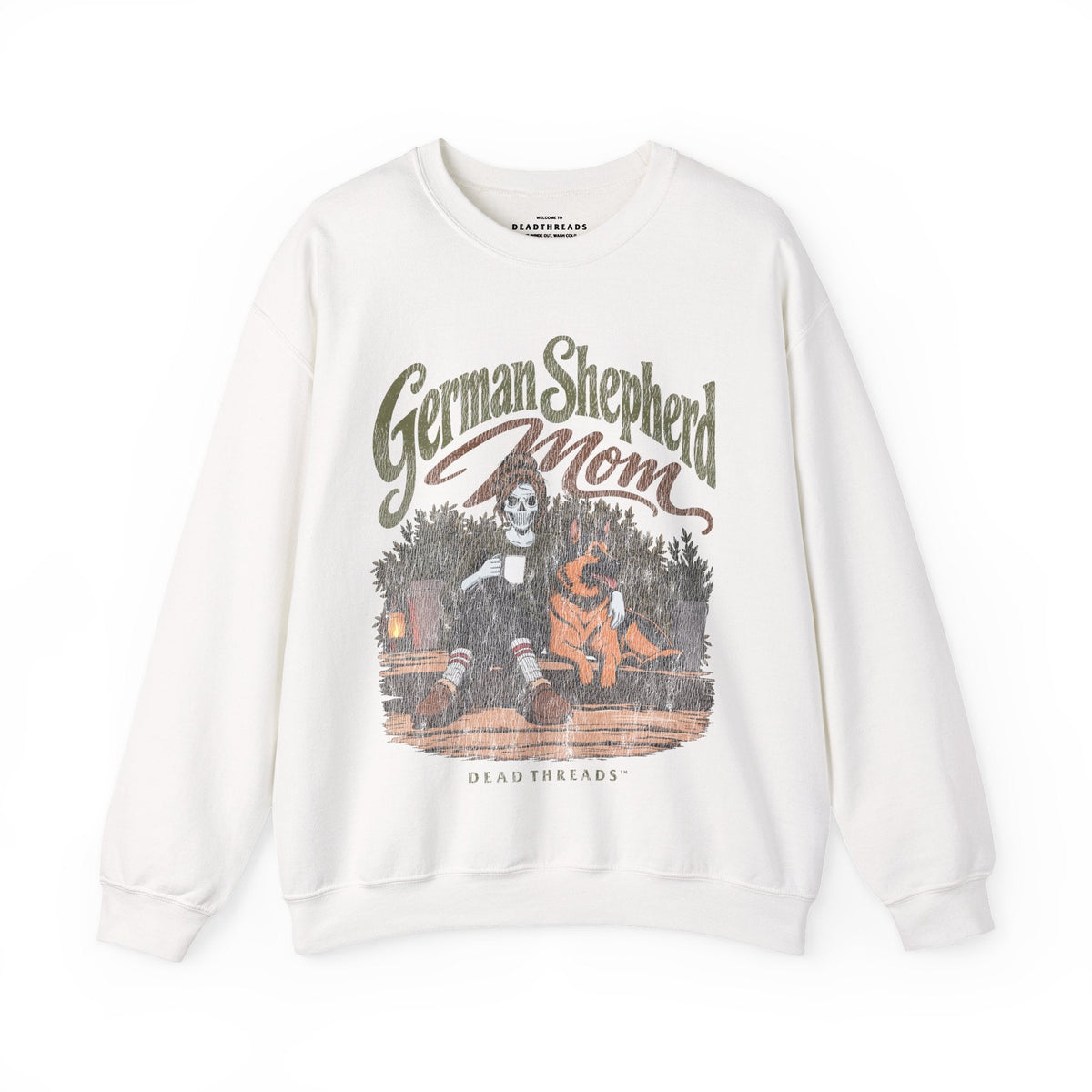 GERMAN SHEPHERD MOM - CREWNECK SWEATSHIRT – Sweatshirt – Dead Threads Apparel