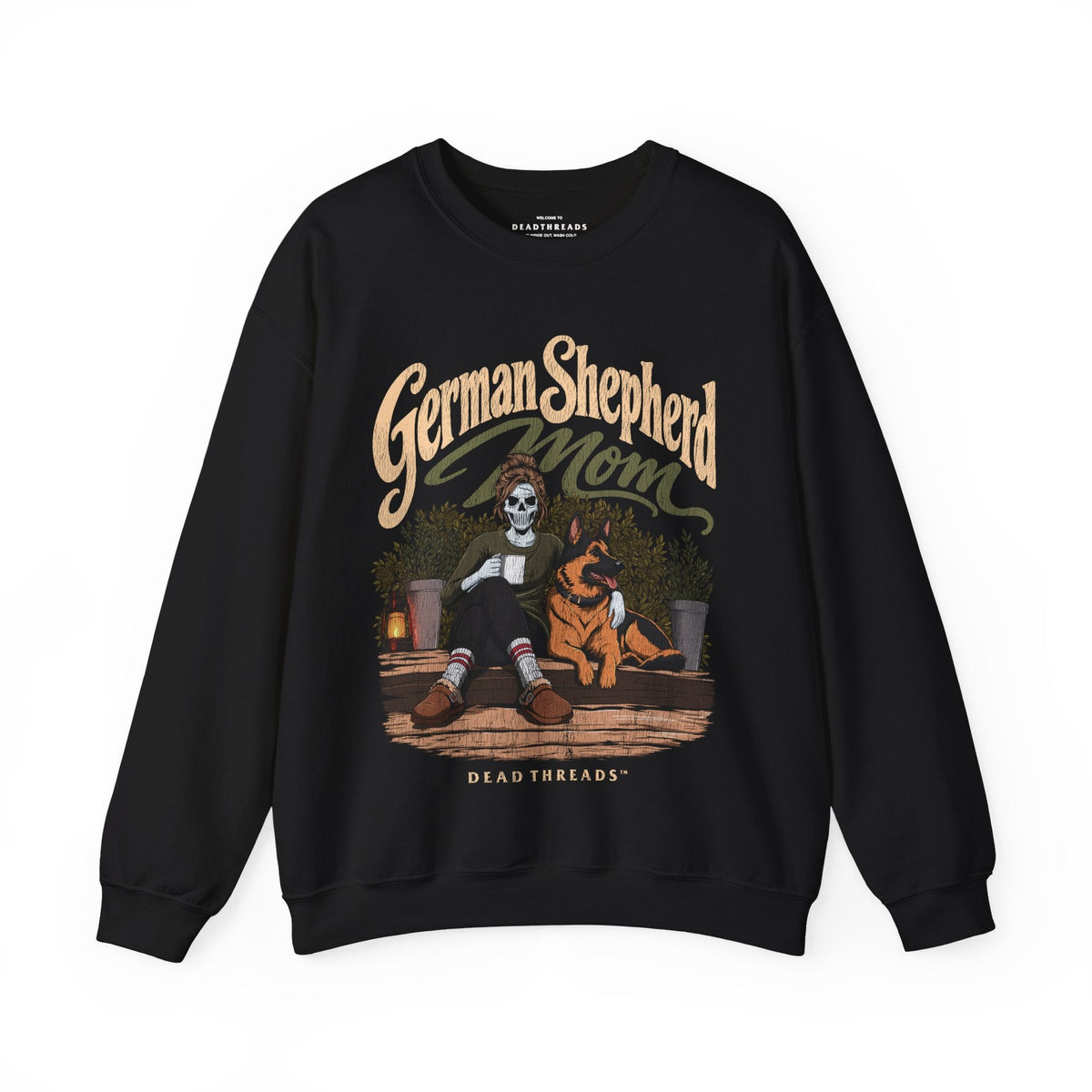 GERMAN SHEPHERD MOM - CREWNECK SWEATSHIRT – Sweatshirt – Dead Threads Apparel