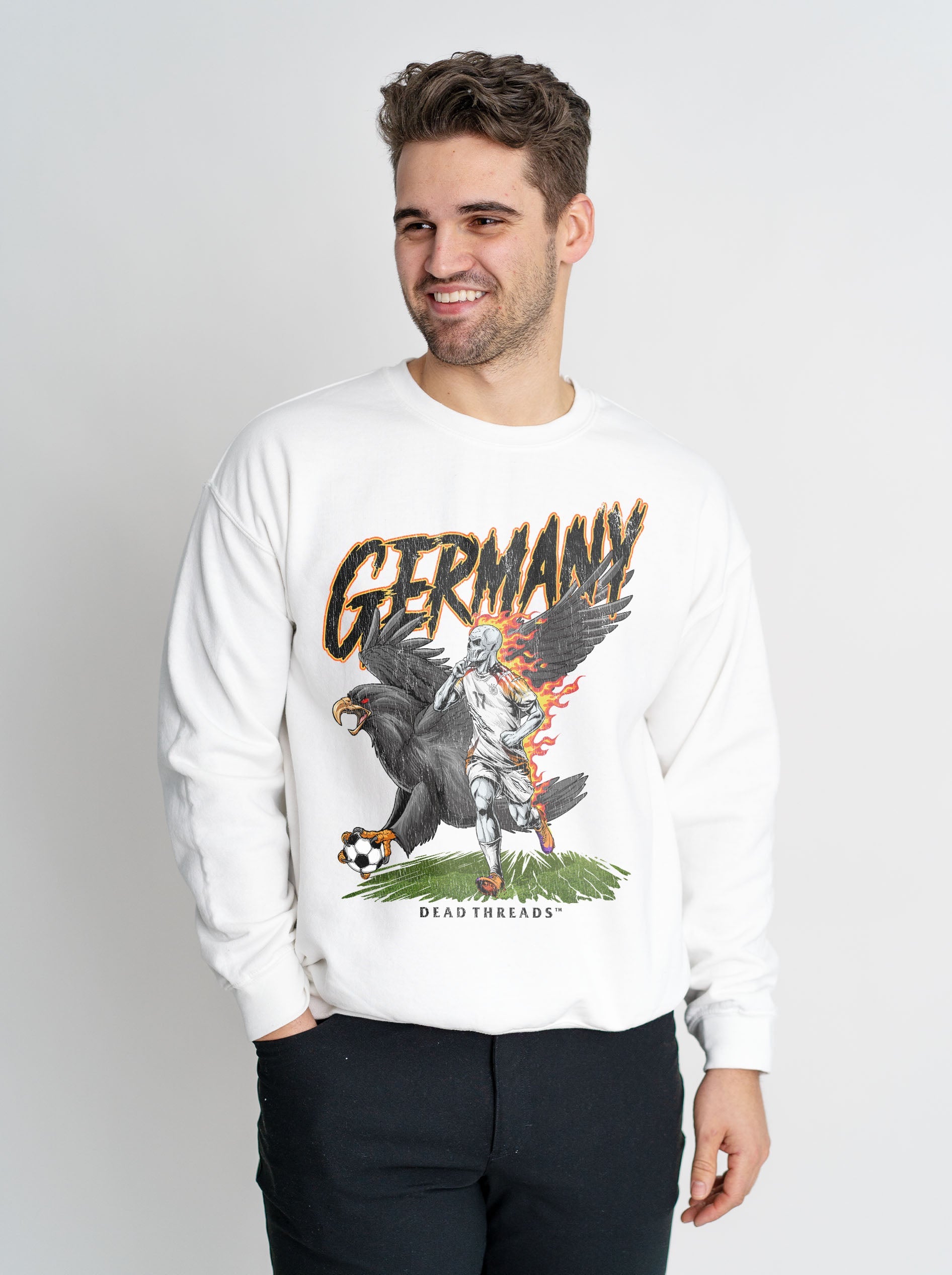 GERMANY SOCCER CREWNECK SWEATSHIRT – Sweatshirt – Dead Threads Apparel