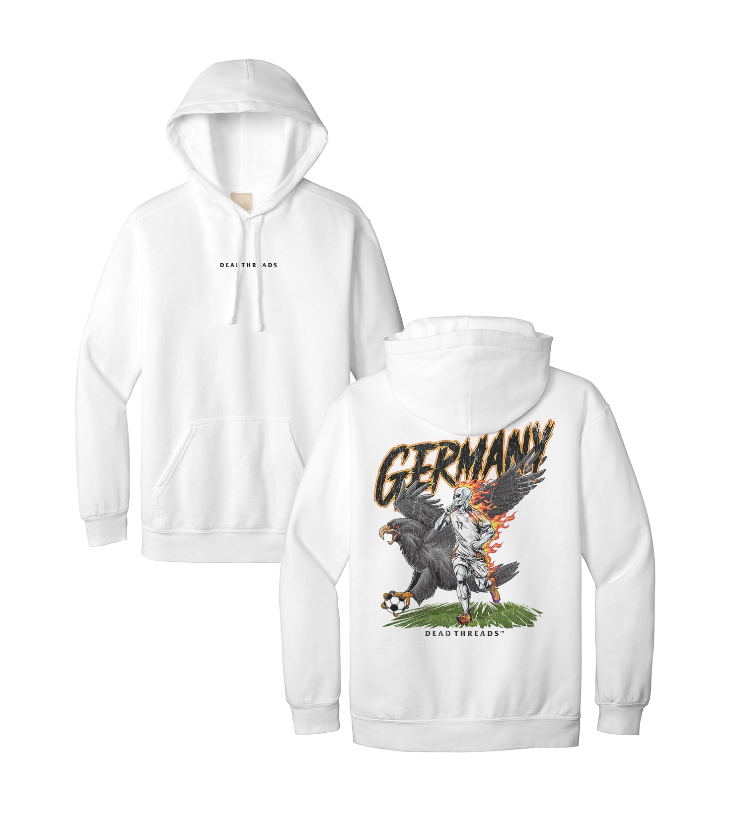 GERMANY SOCCER - “DT ESSENTIAL" HOODIE – Hoodie – Dead Threads Apparel