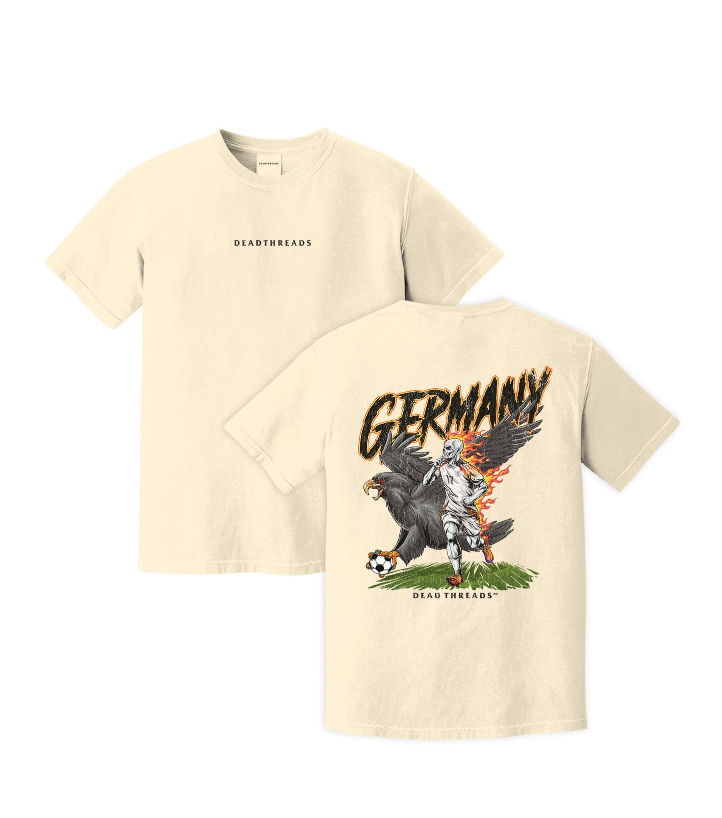 GERMANY SOCCER - “DT ESSENTIAL" PREMIUM T - SHIRT – T-Shirt – Dead Threads Apparel