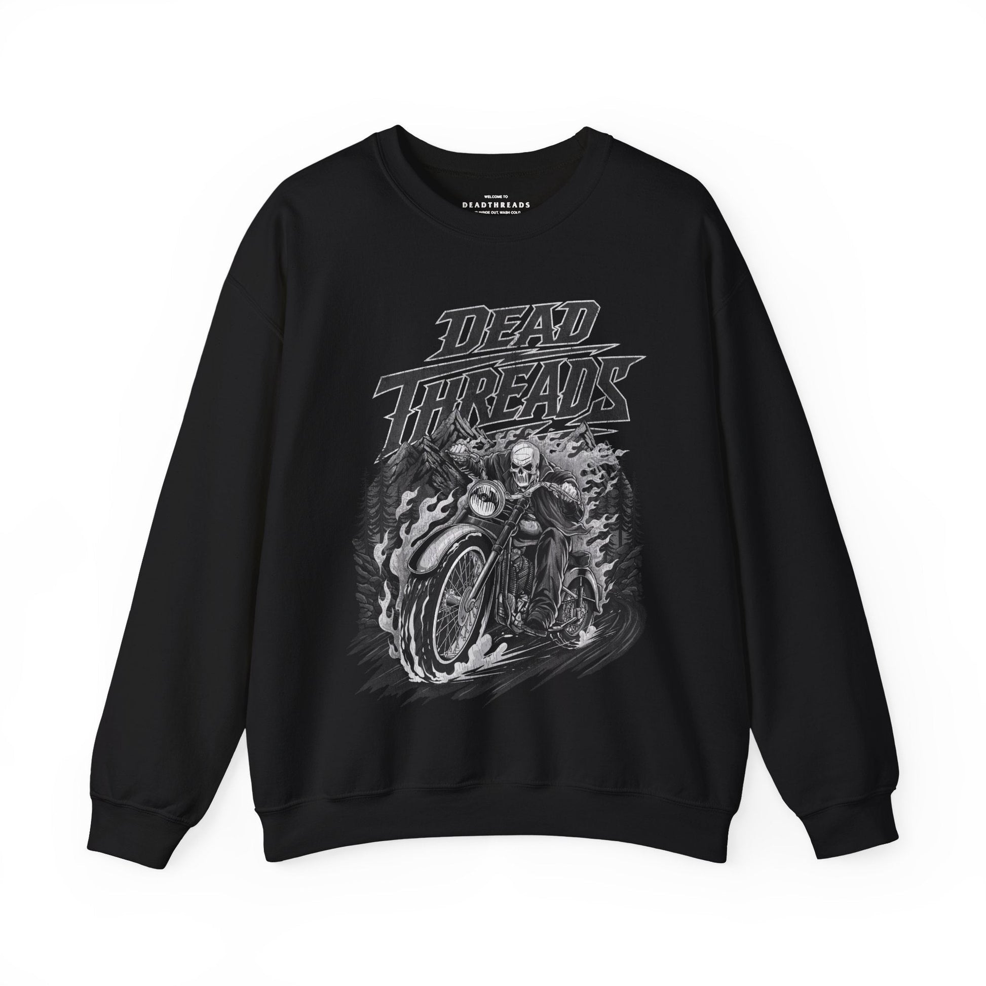 GHOST RIDE - CREWNECK SWEATSHIRT – Sweatshirt – Dead Threads Apparel