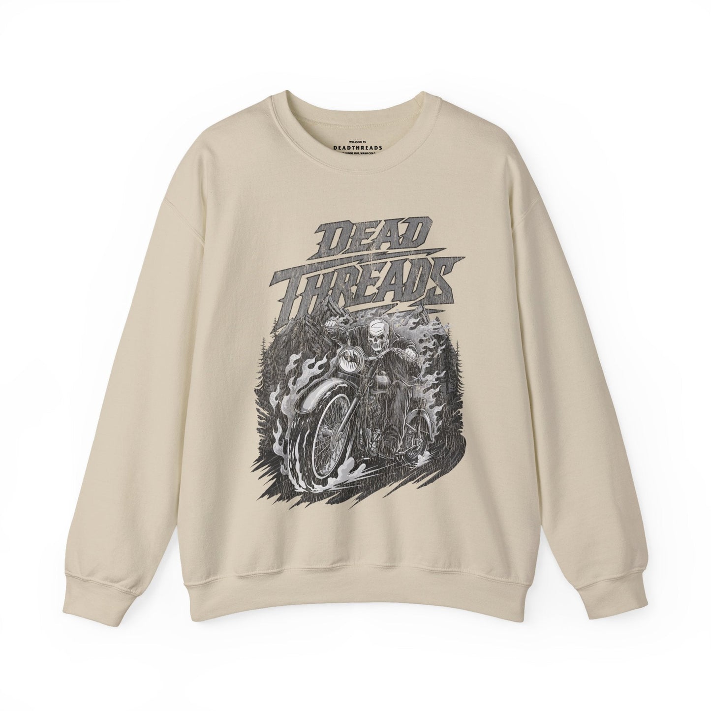 GHOST RIDE - CREWNECK SWEATSHIRT – Sweatshirt – Dead Threads Apparel