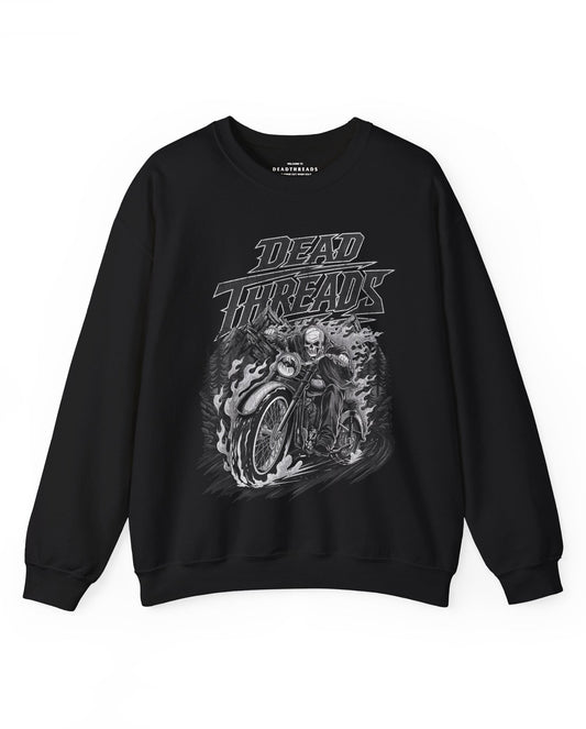 GHOST RIDE - CREWNECK SWEATSHIRT – Sweatshirt – Dead Threads Apparel