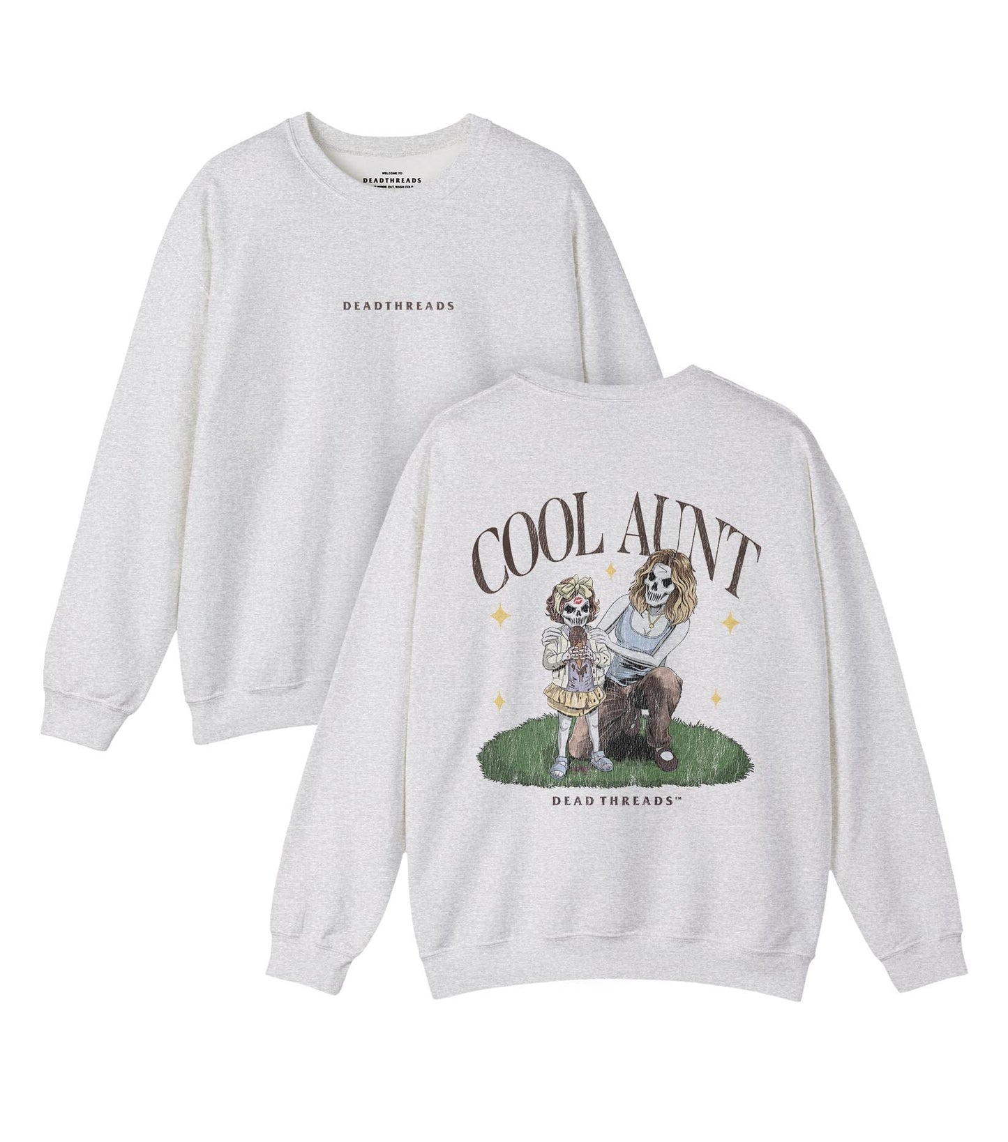 GIRL AUNT - “DT ESSENTIAL" CREWNECK SWEATSHIRT – Sweatshirt – Dead Threads Apparel