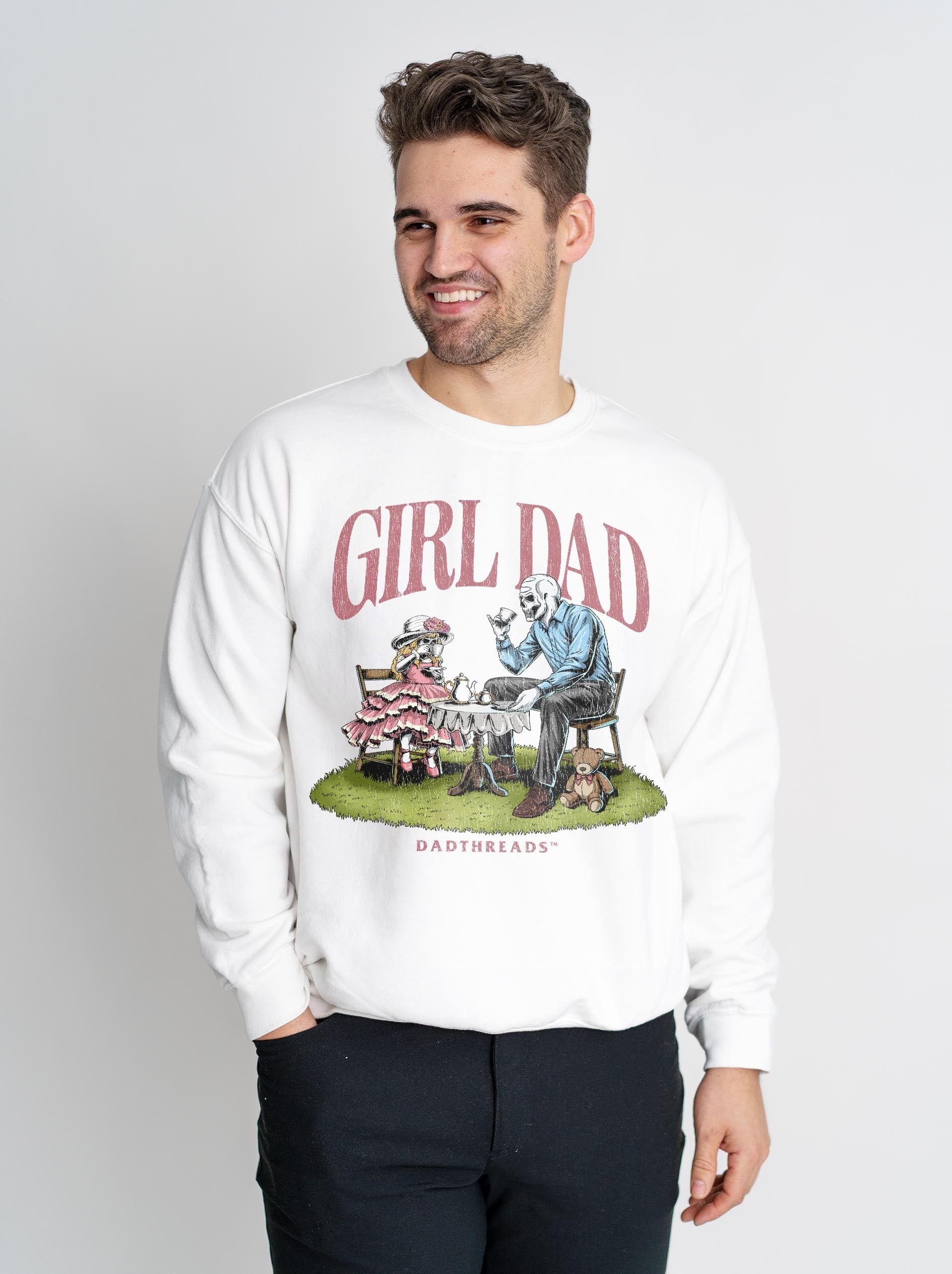 GIRL DAD - CREWNECK SWEATSHIRT – Sweatshirt – Dead Threads Apparel