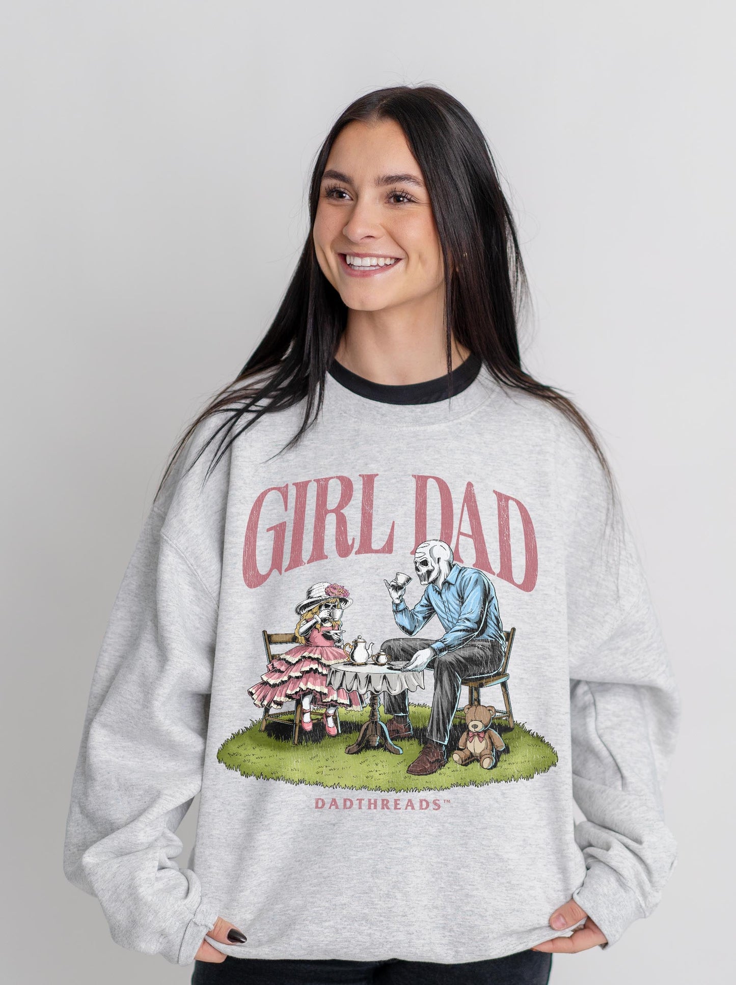 GIRL DAD - CREWNECK SWEATSHIRT – Sweatshirt – Dead Threads Apparel
