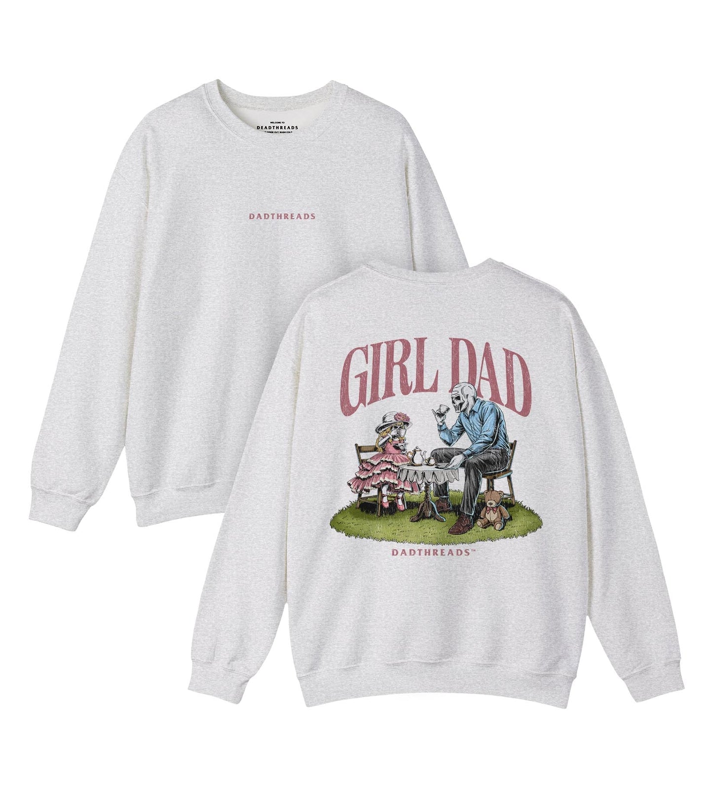 GIRL DAD - “DT ESSENTIAL" CREWNECK SWEATSHIRT – Sweatshirt – Dead Threads Apparel