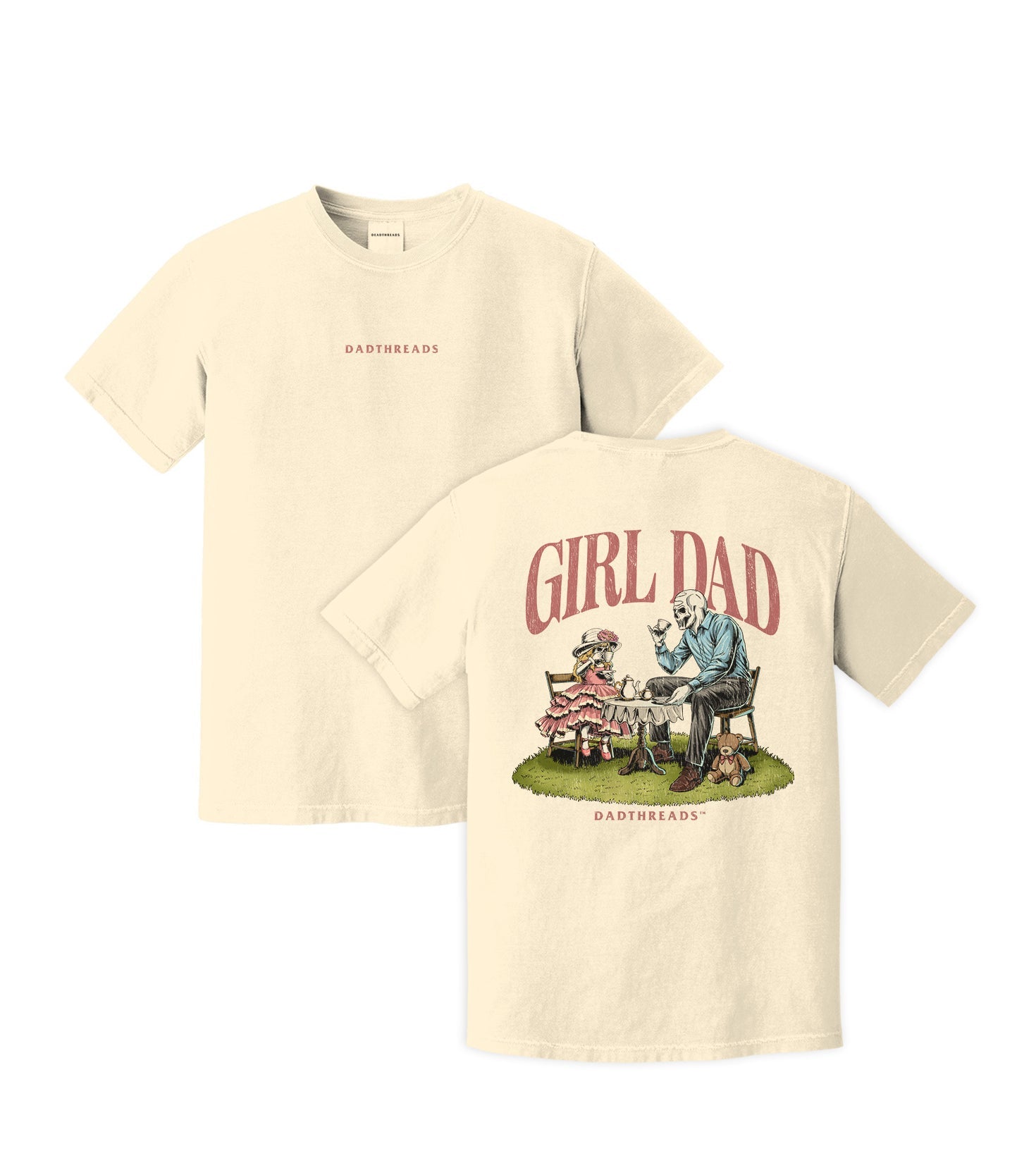 GIRL DAD - “DT ESSENTIAL" PREMIUM T - SHIRT – T-Shirt – Dead Threads Apparel