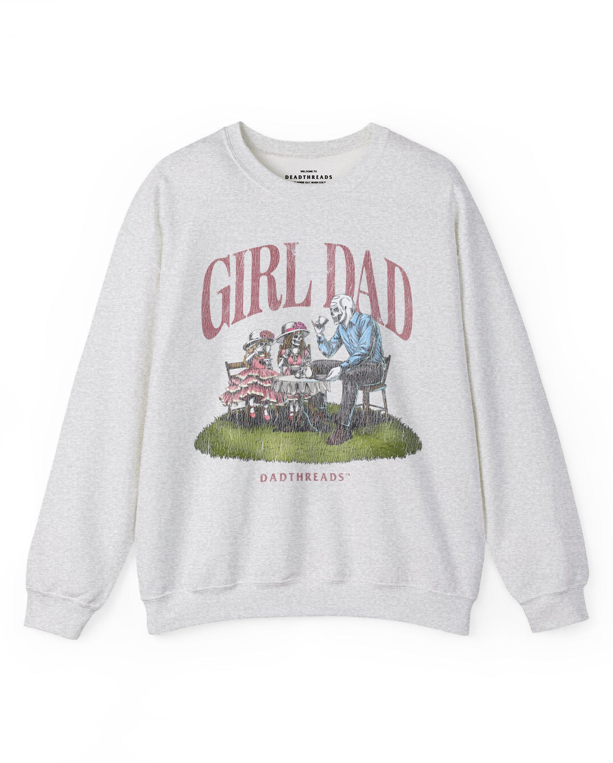 GIRL DAD v2 - CREWNECK SWEATSHIRT – Sweatshirt – Dead Threads Apparel