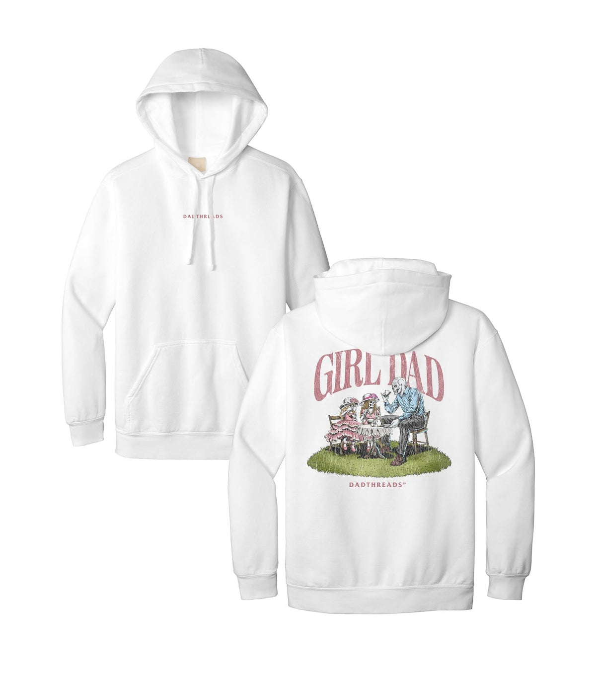 GIRL DAD v2 - “DT ESSENTIAL" HOODIE – Hoodie – Dead Threads Apparel