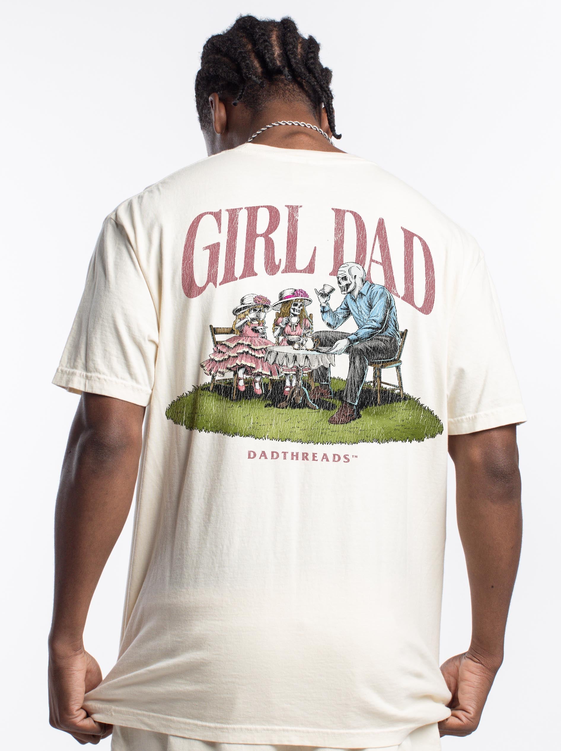 GIRL DAD v2 - “DT ESSENTIAL" PREMIUM T-SHIRT – T-Shirt – Dead Threads Apparel