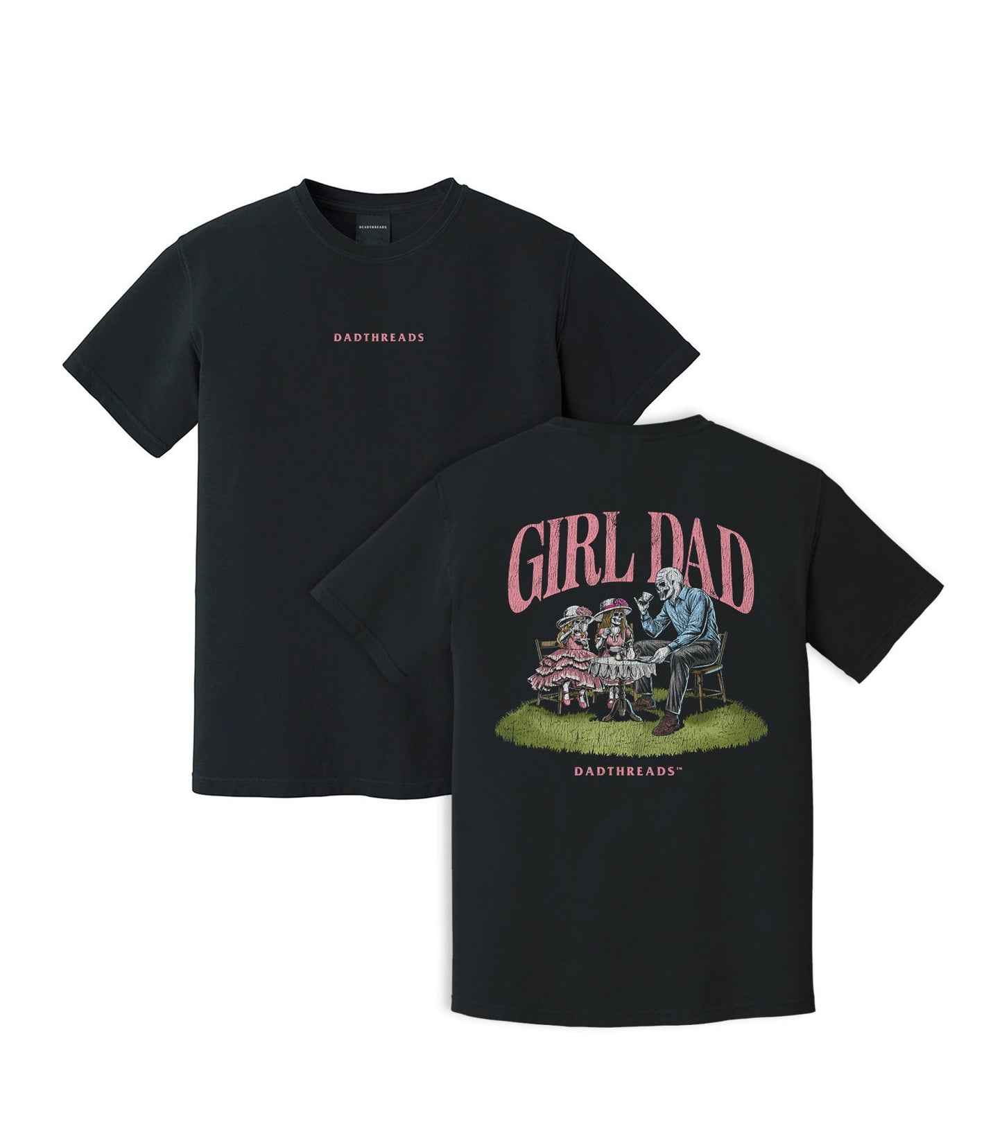 GIRL DAD v2 - “DT ESSENTIAL" PREMIUM T-SHIRT – T-Shirt – Dead Threads Apparel