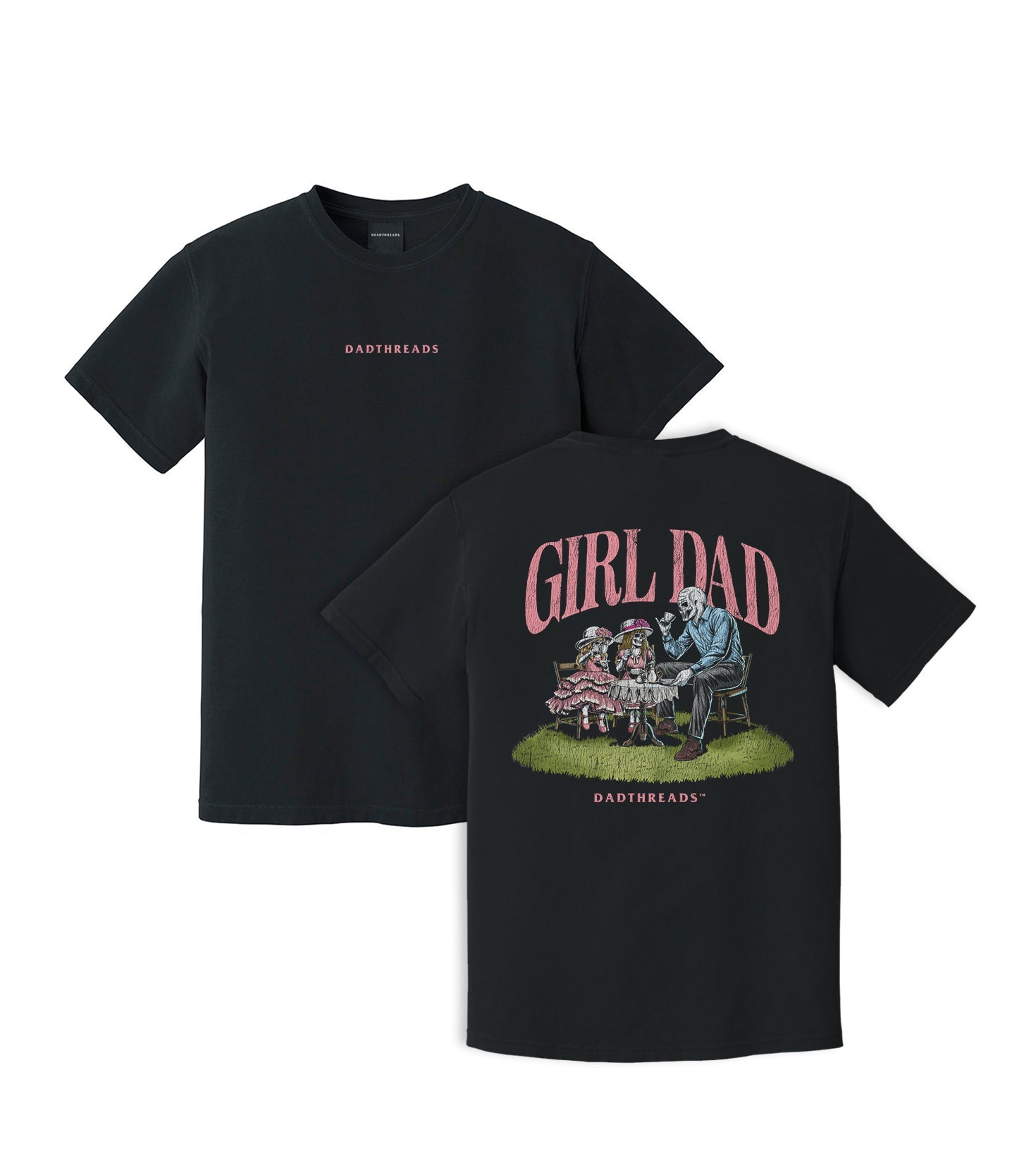 GIRL DAD v2 - “DT ESSENTIAL" PREMIUM T-SHIRT – T-Shirt – Dead Threads Apparel