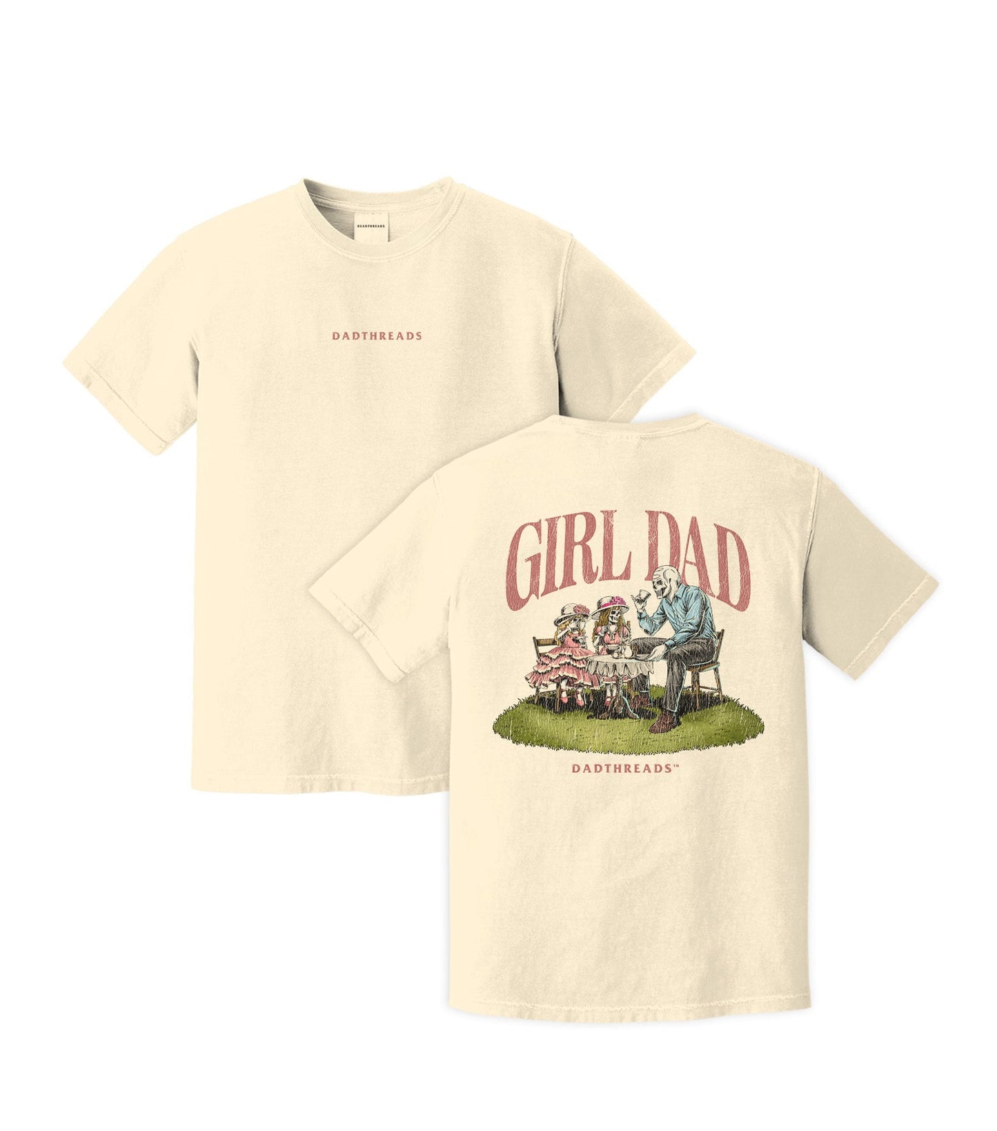 GIRL DAD v2 - “DT ESSENTIAL" PREMIUM T-SHIRT – T-Shirt – Dead Threads Apparel