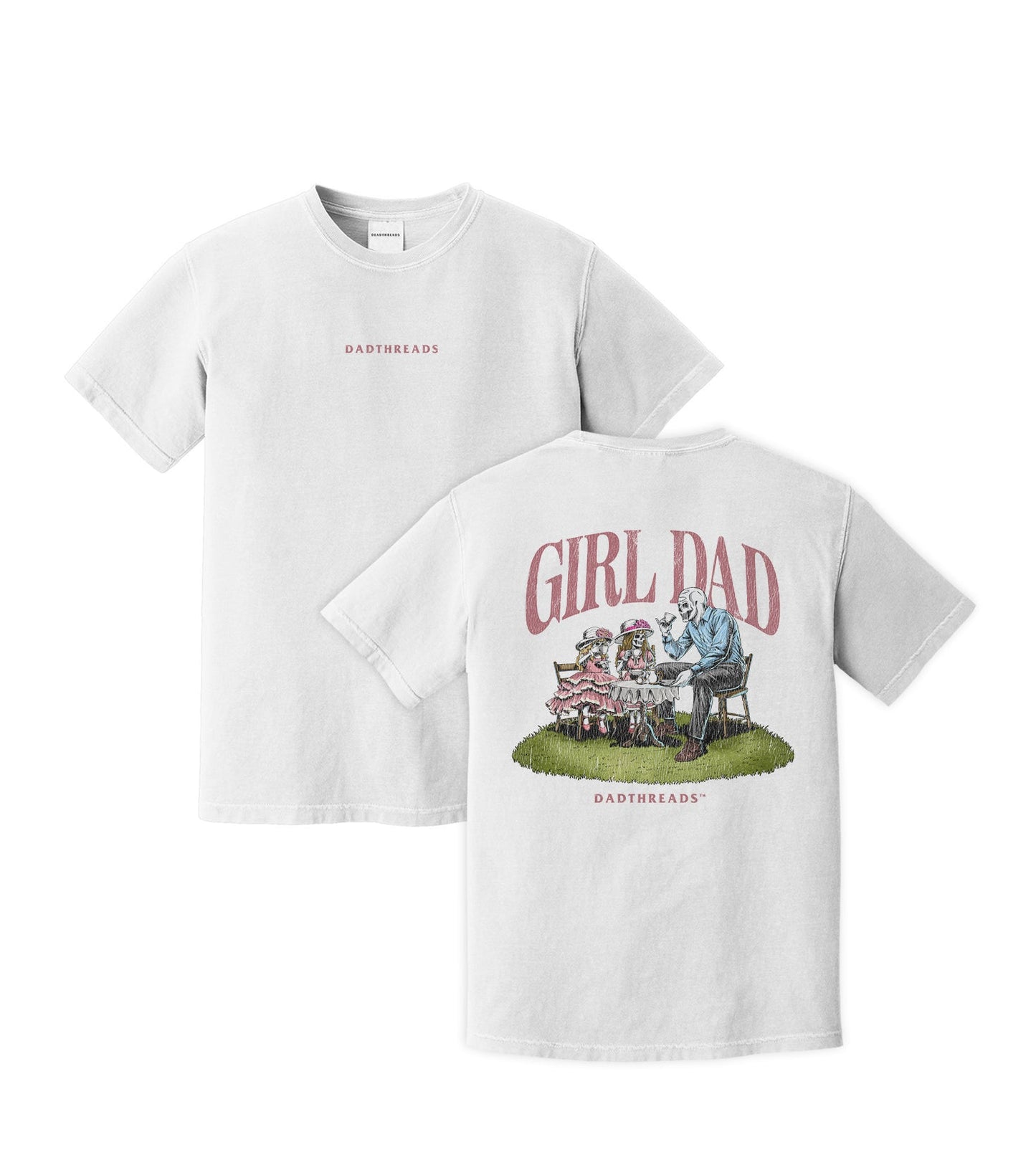 GIRL DAD v2 - “DT ESSENTIAL" PREMIUM T-SHIRT – T-Shirt – Dead Threads Apparel