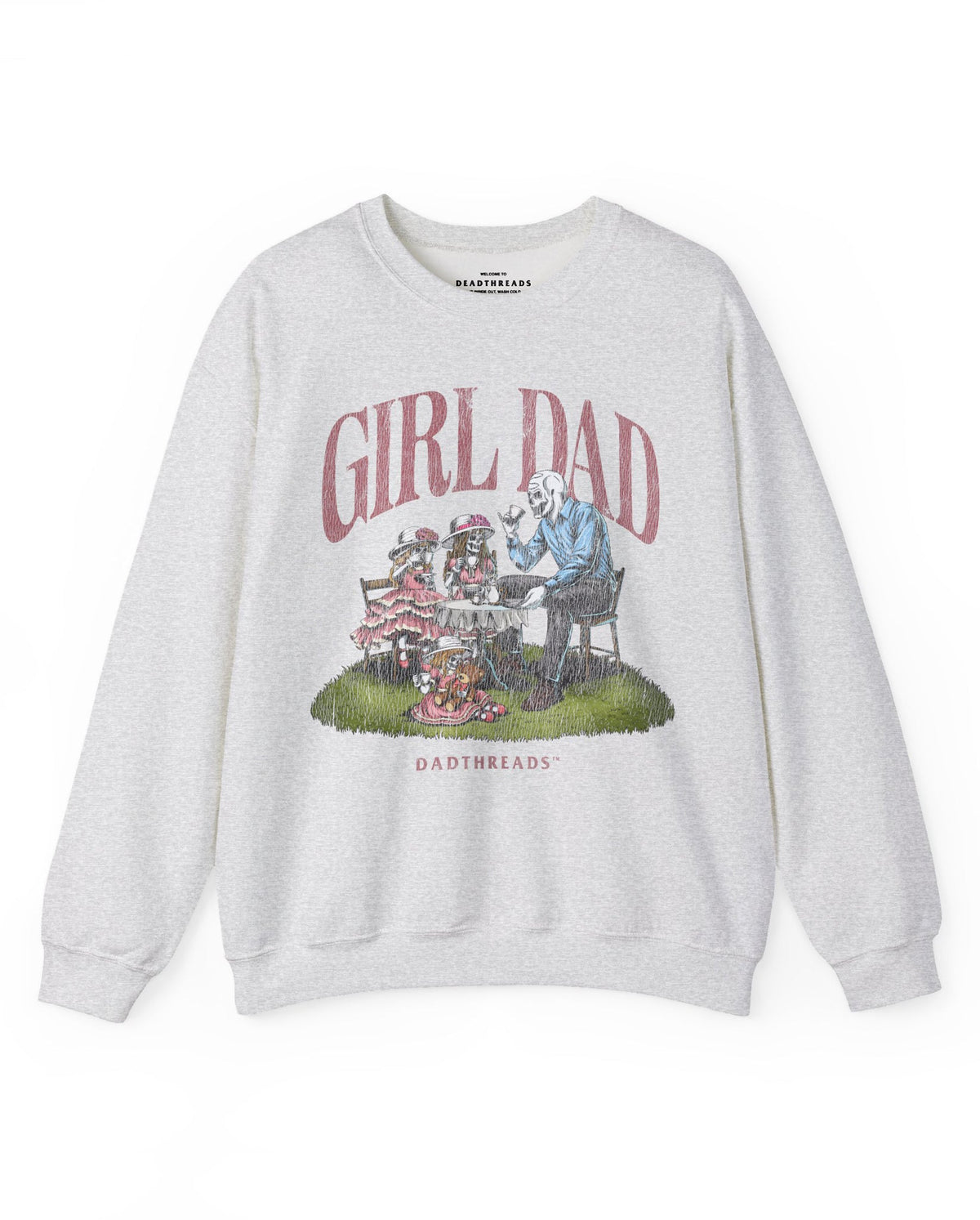 GIRL DAD v3 - CREWNECK SWEATSHIRT – Sweatshirt – Dead Threads Apparel
