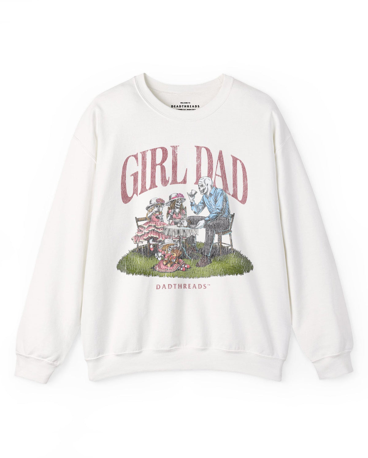 GIRL DAD v3 - CREWNECK SWEATSHIRT – Sweatshirt – Dead Threads Apparel