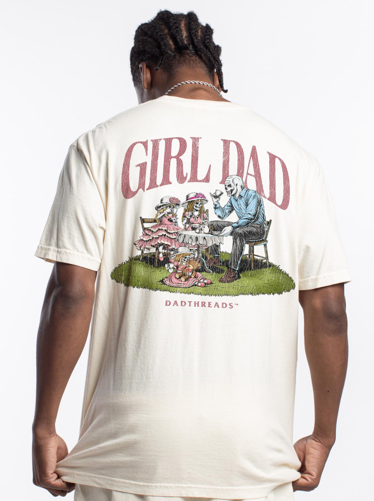 GIRL DAD v3 - “DT ESSENTIAL" PREMIUM T-SHIRT – T-Shirt – Dead Threads Apparel