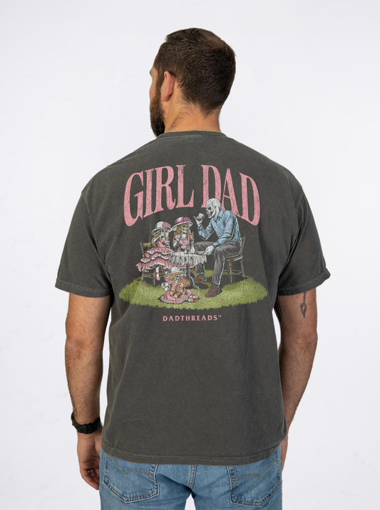 GIRL DAD v3 - “DT ESSENTIAL" PREMIUM T-SHIRT – T-Shirt – Dead Threads Apparel