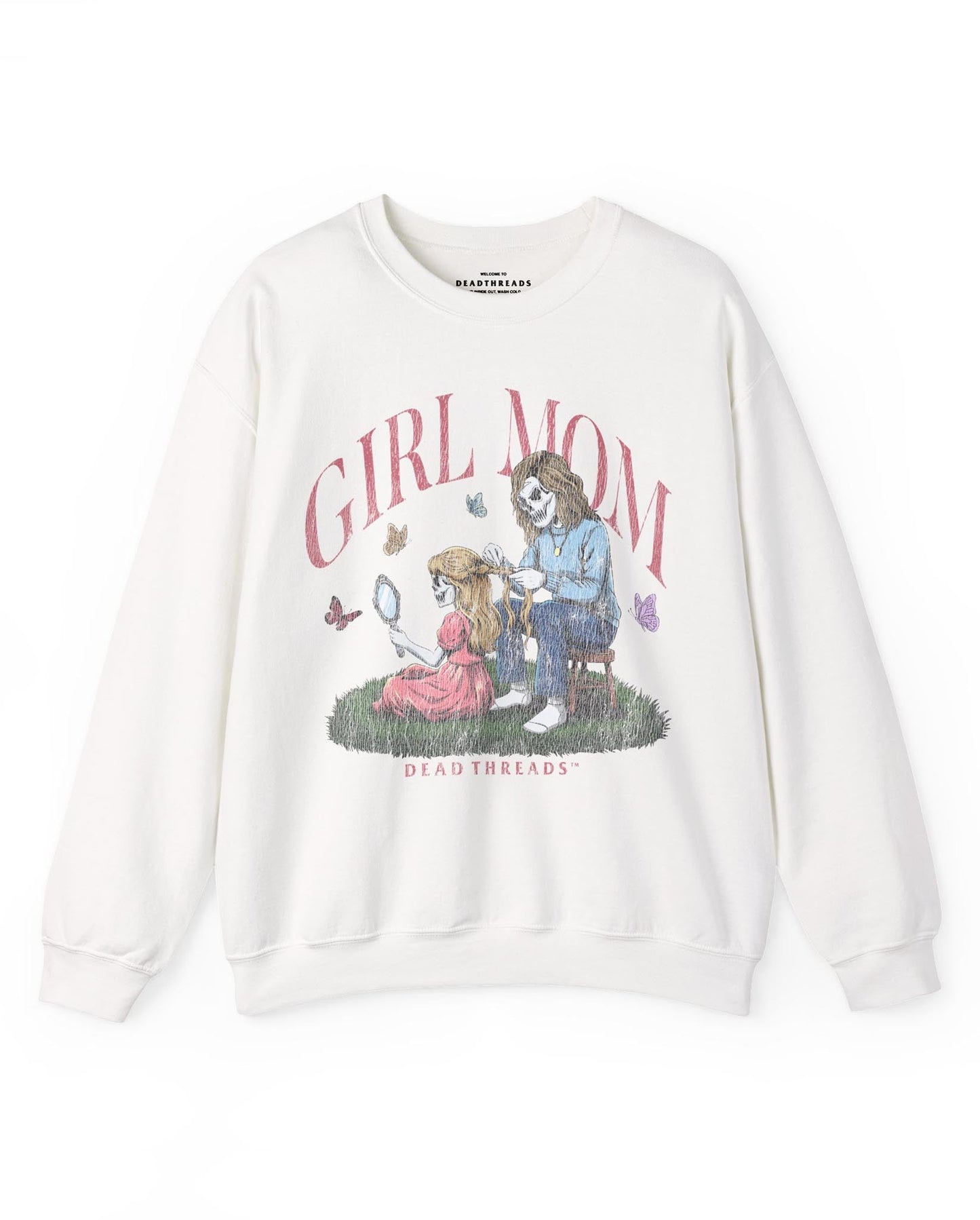 GIRL MOM v1 - CREWNECK SWEATSHIRT – Sweatshirt – Dead Threads Apparel