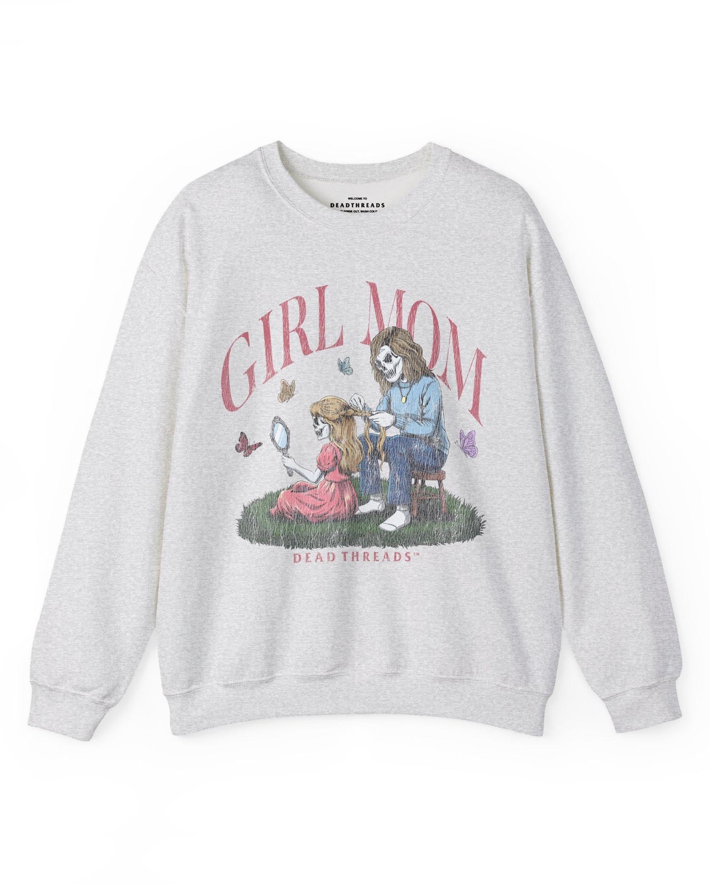 GIRL MOM v1 - CREWNECK SWEATSHIRT – Sweatshirt – Dead Threads Apparel