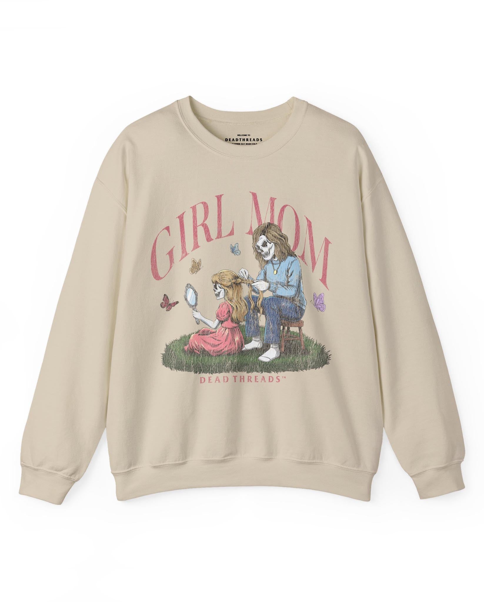 GIRL MOM v1 - CREWNECK SWEATSHIRT – Sweatshirt – Dead Threads Apparel
