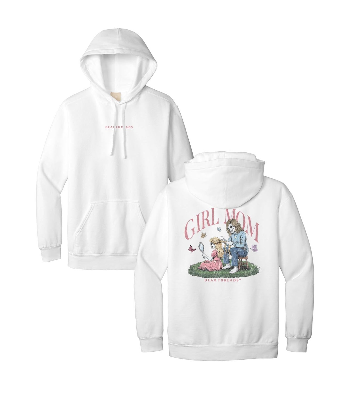 GIRL MOM v1 - “DT ESSENTIAL" HOODIE – Hoodie – Dead Threads Apparel