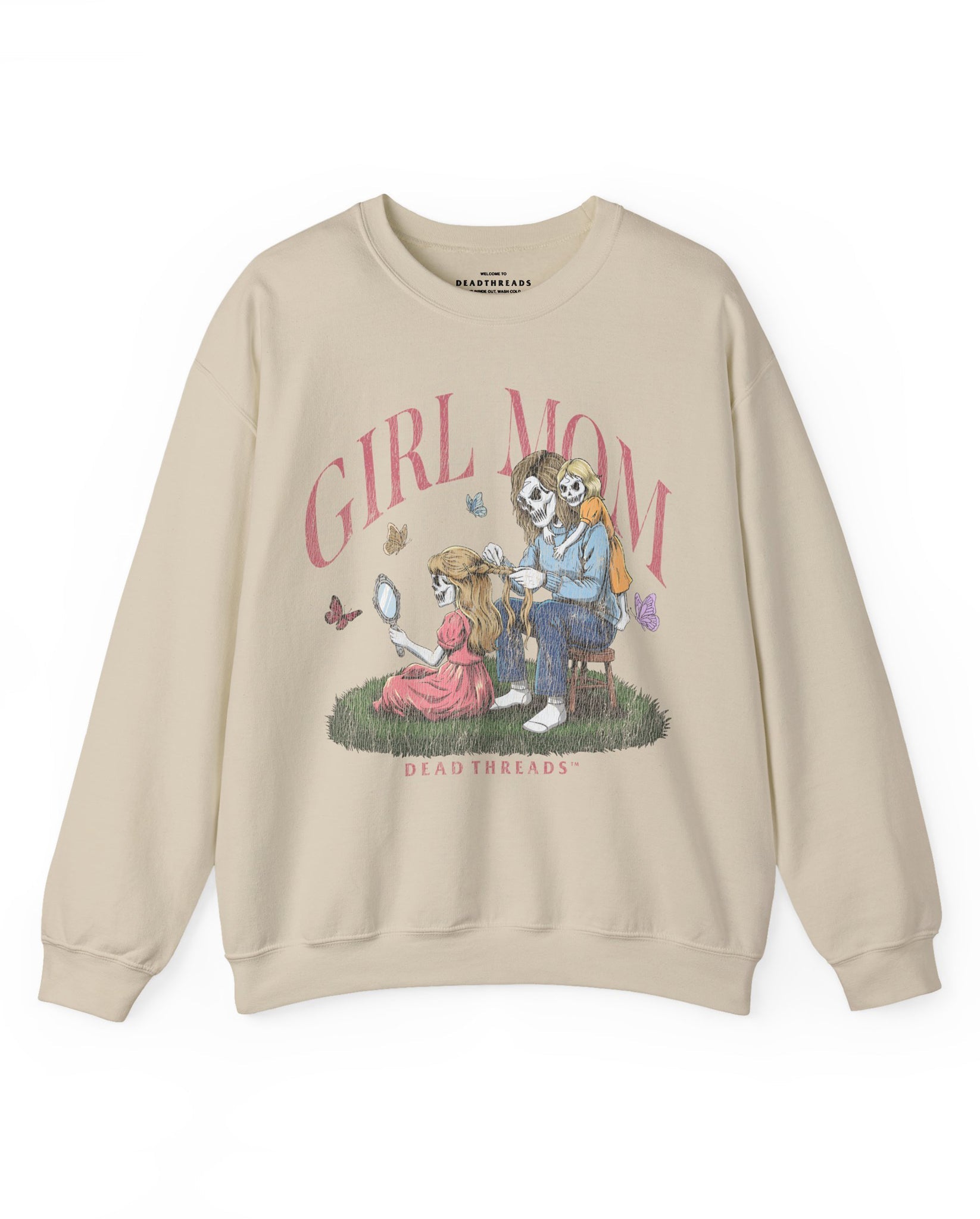 GIRL MOM v2 - CREWNECK SWEATSHIRT – Sweatshirt – Dead Threads Apparel