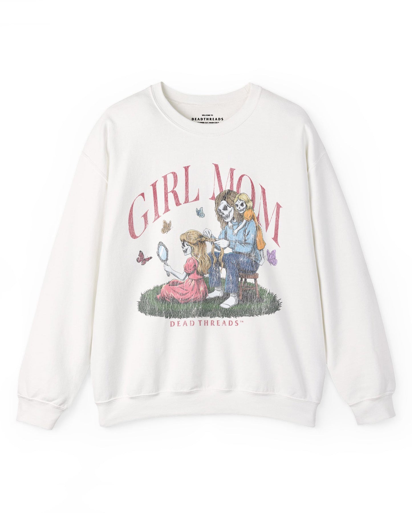 GIRL MOM v2 - CREWNECK SWEATSHIRT – Sweatshirt – Dead Threads Apparel