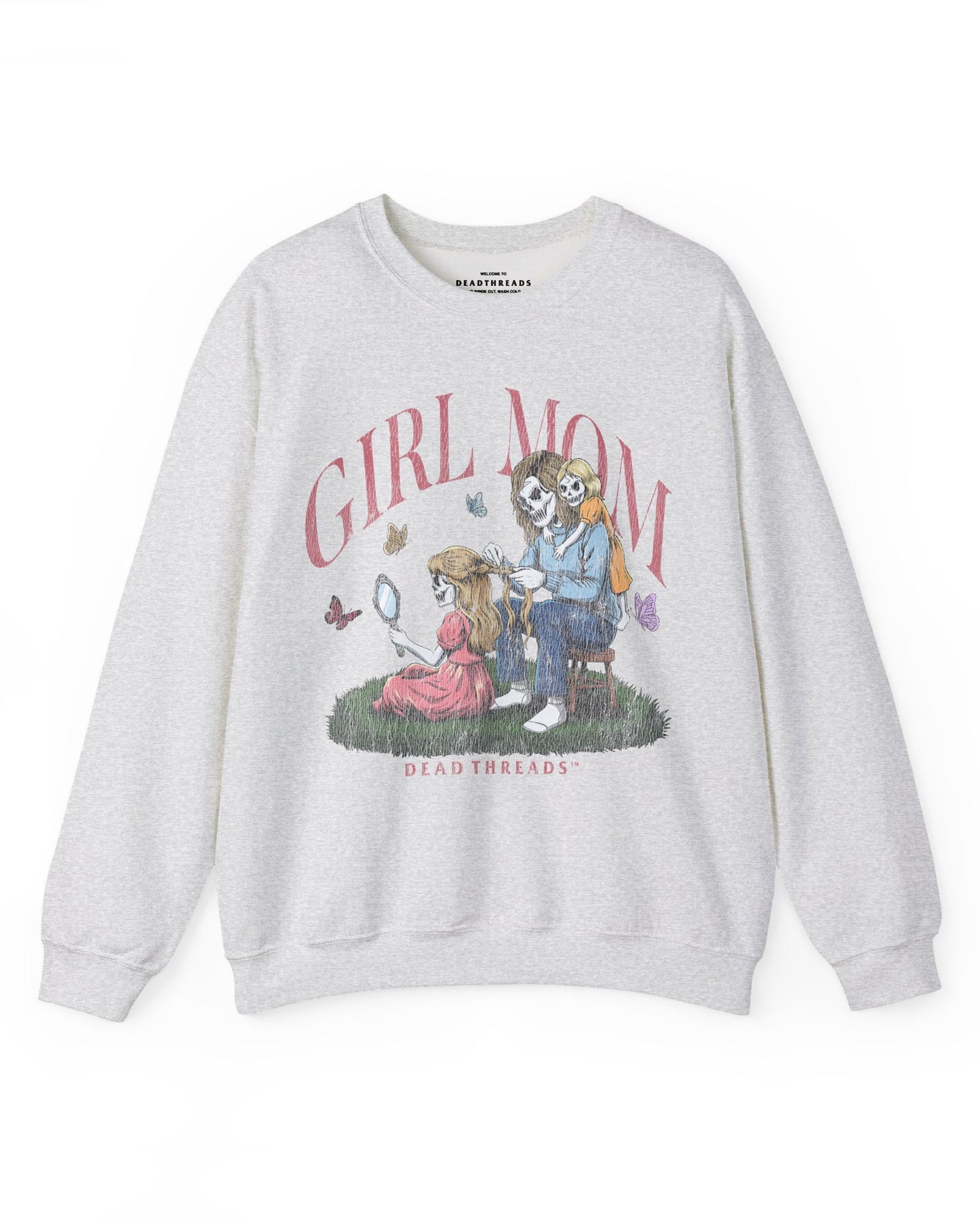 GIRL MOM v2 - CREWNECK SWEATSHIRT – Sweatshirt – Dead Threads Apparel
